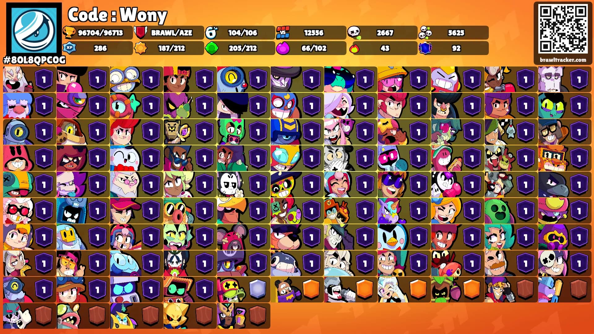 Code : Wony's Ranks