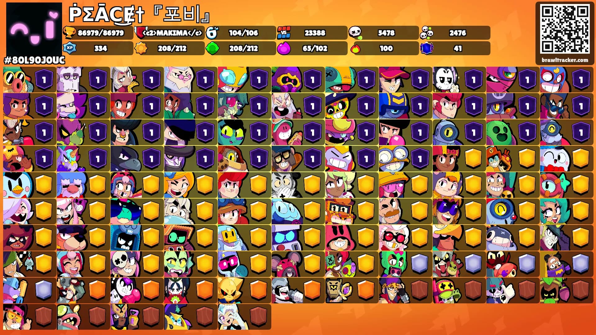 ṖΣĀC͜Ɇ†『포비』's Ranks