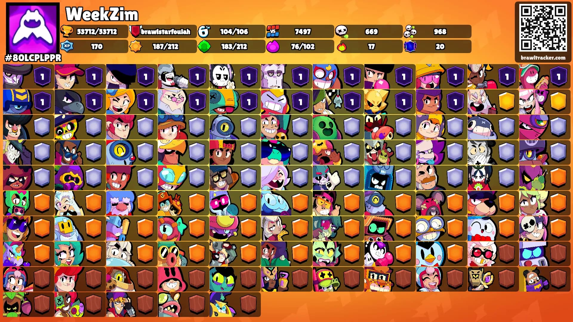 WeekZim's Ranks
