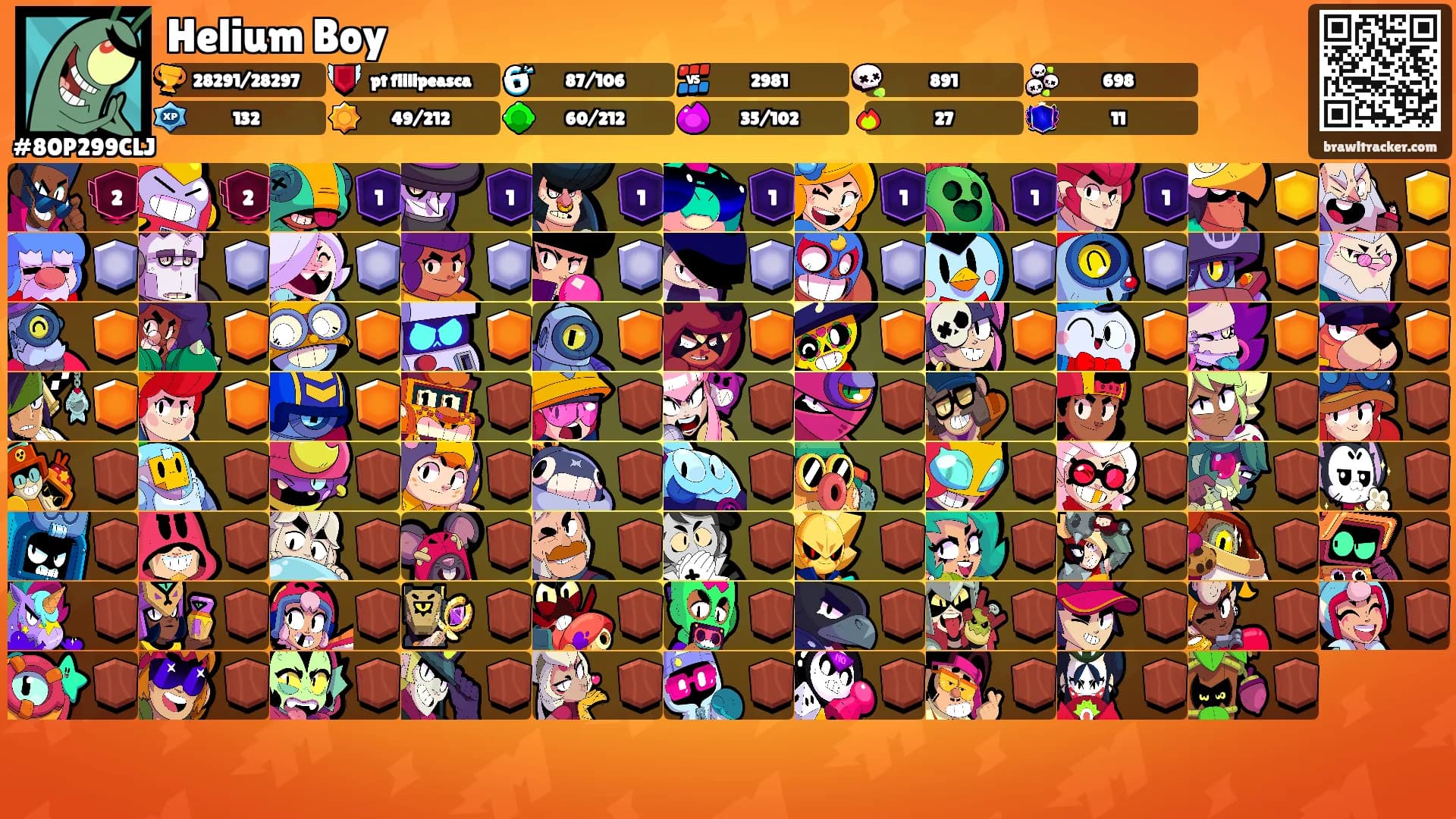 Helium Boy's Ranks