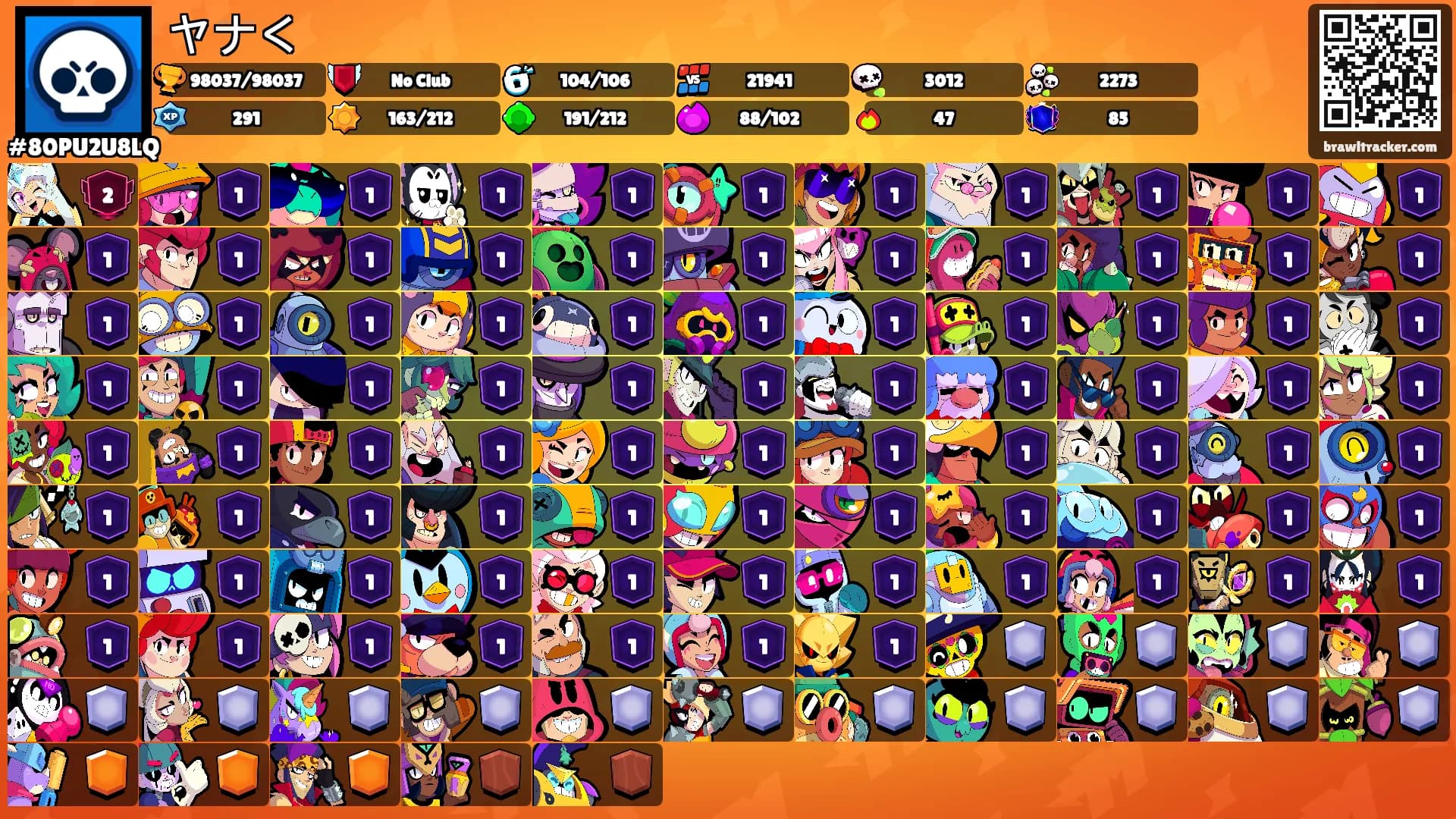 ヤナく's Ranks