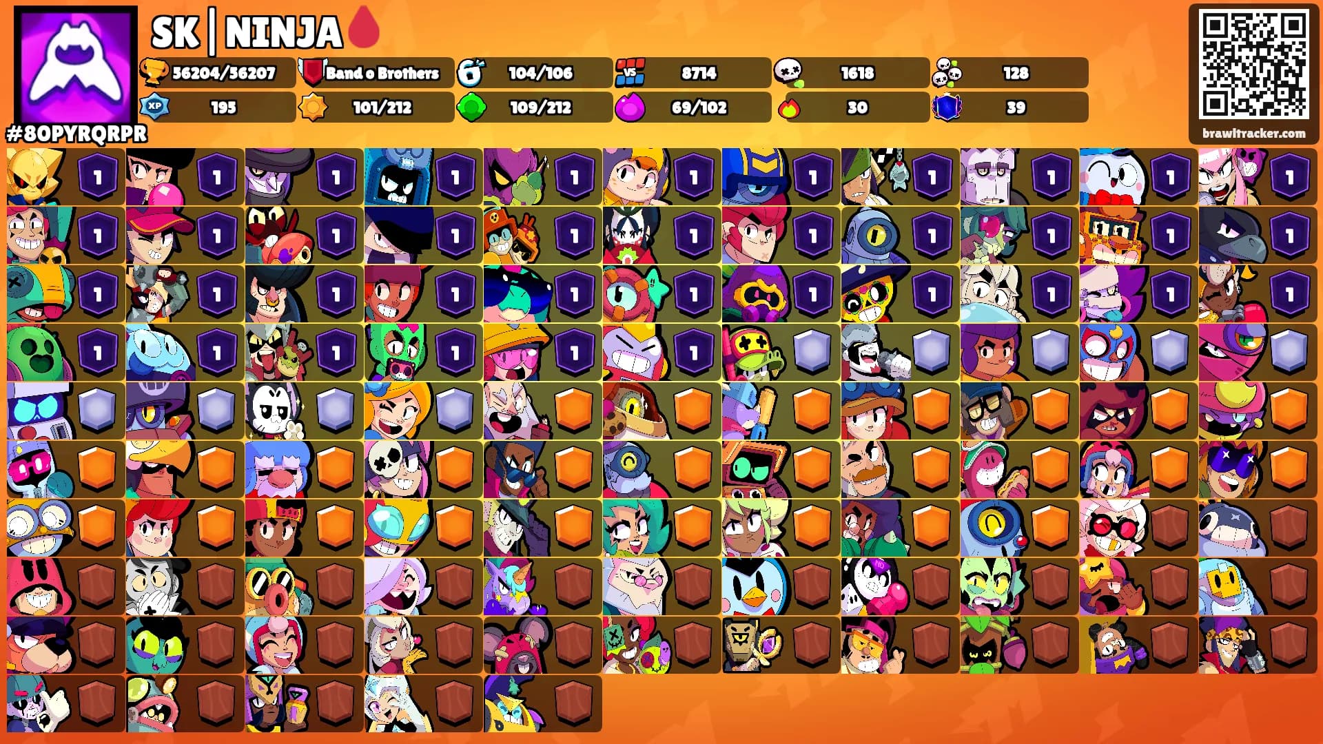 SK|NINJA🩸's Ranks