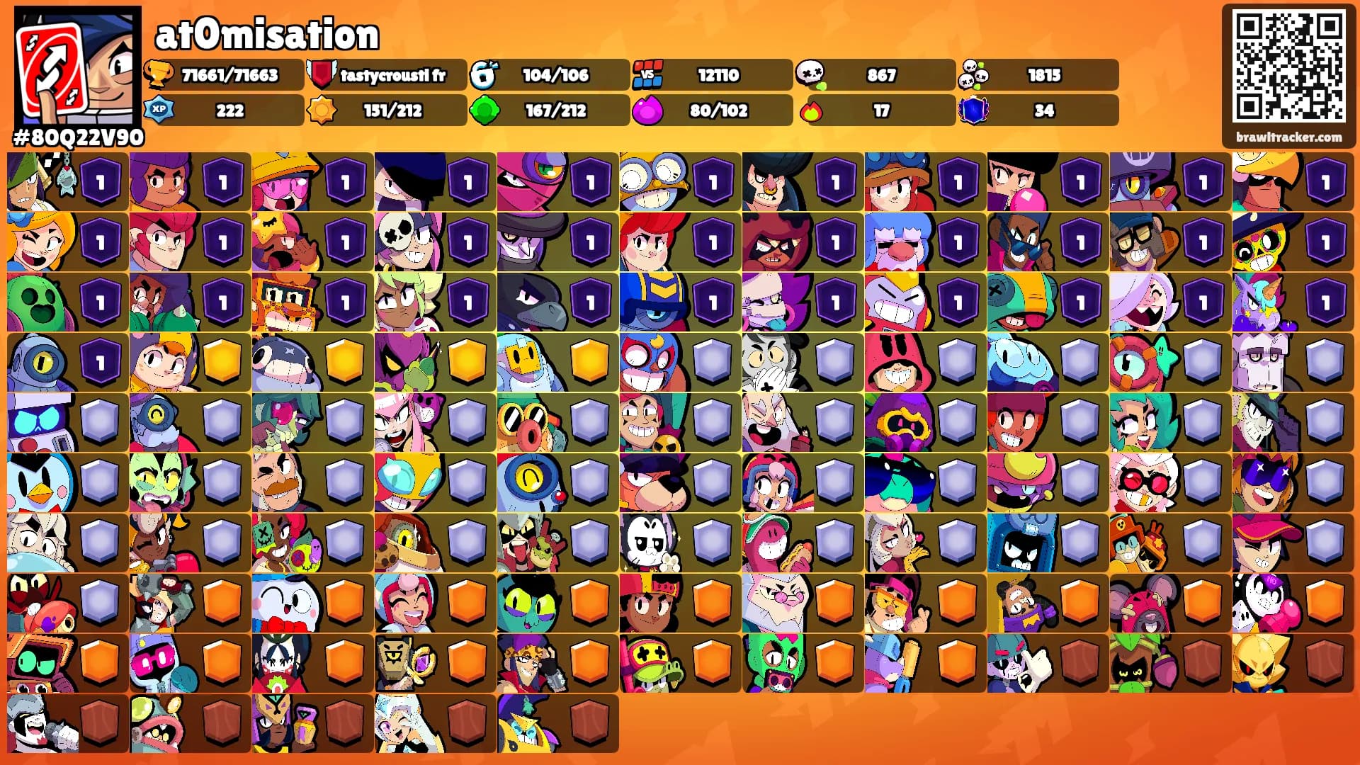 at0misation's Ranks