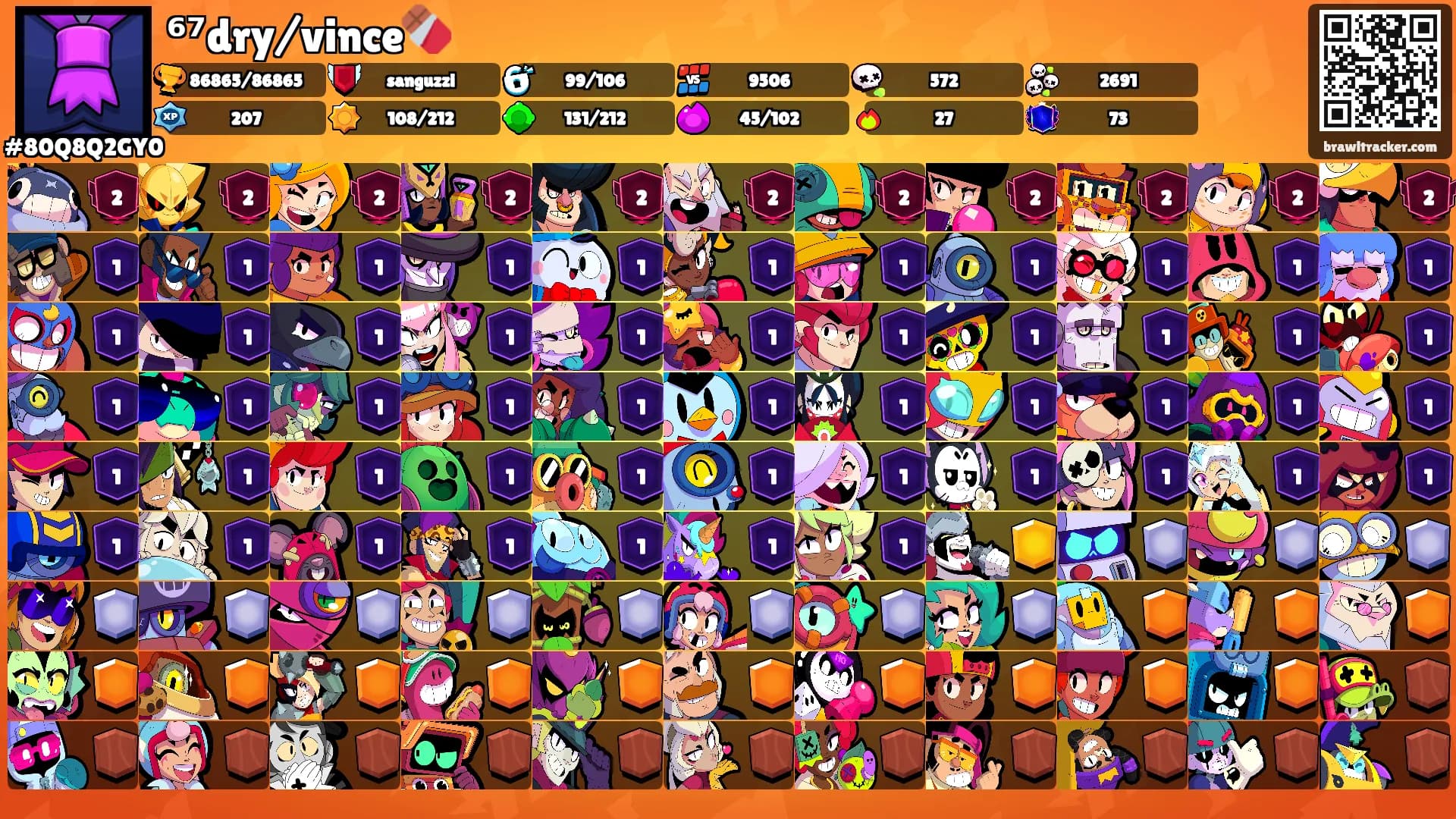 ⁶⁷dry/vince🍫's Ranks