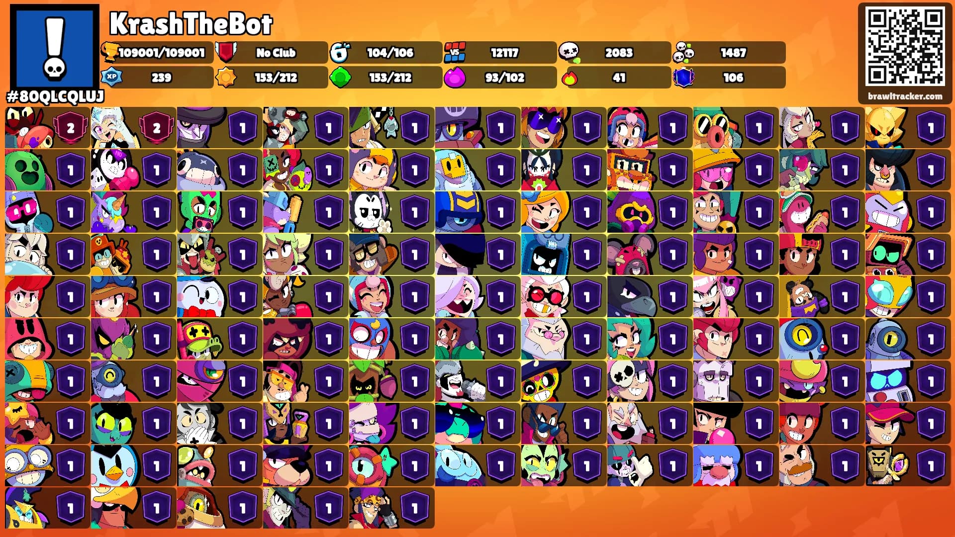 KrashTheBot's Ranks