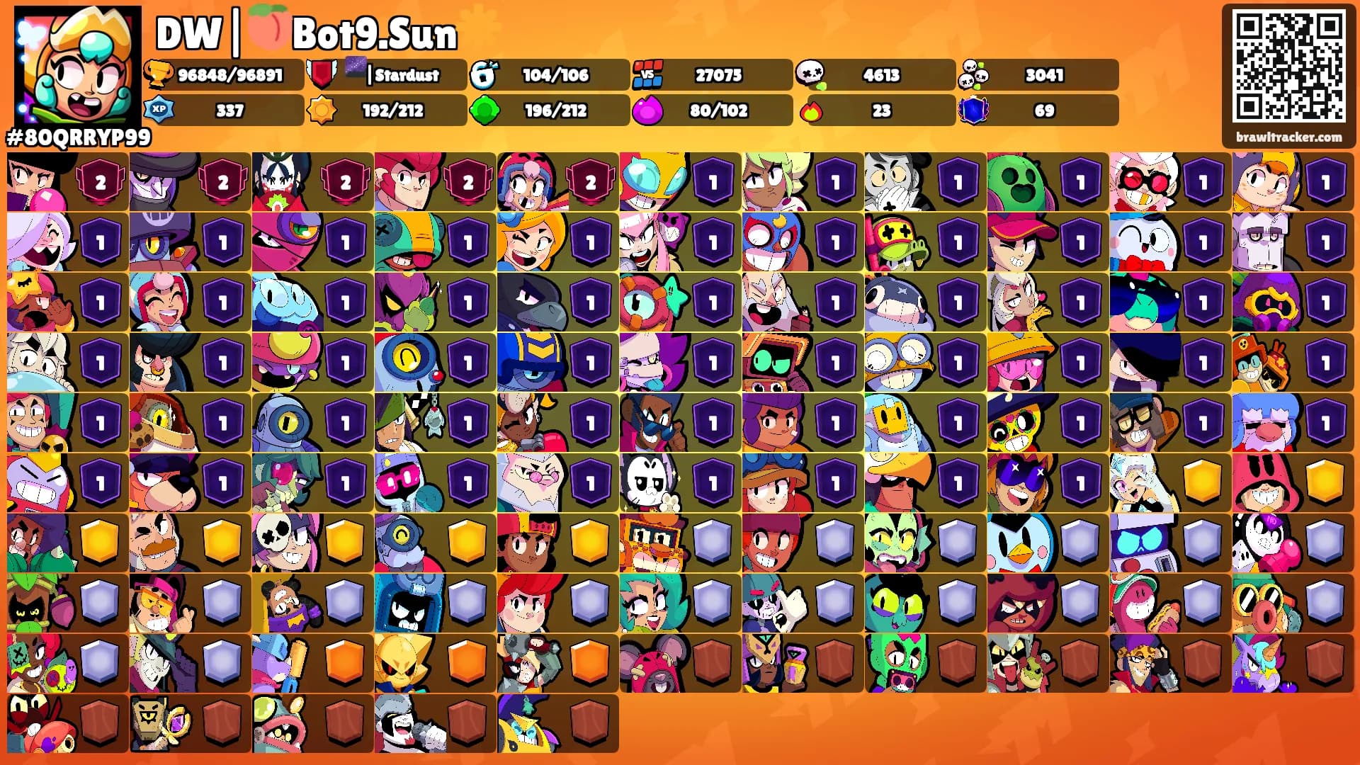 DW|🍑Bot9.Sun☀️'s Ranks