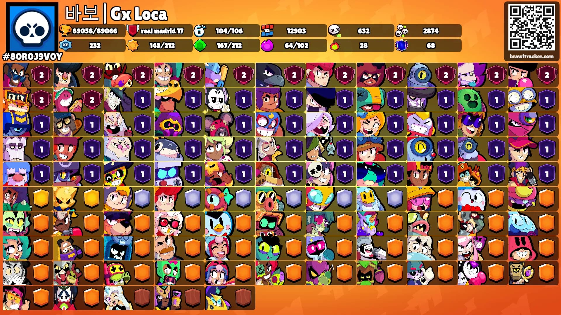 바보|Gx Loca's Ranks
