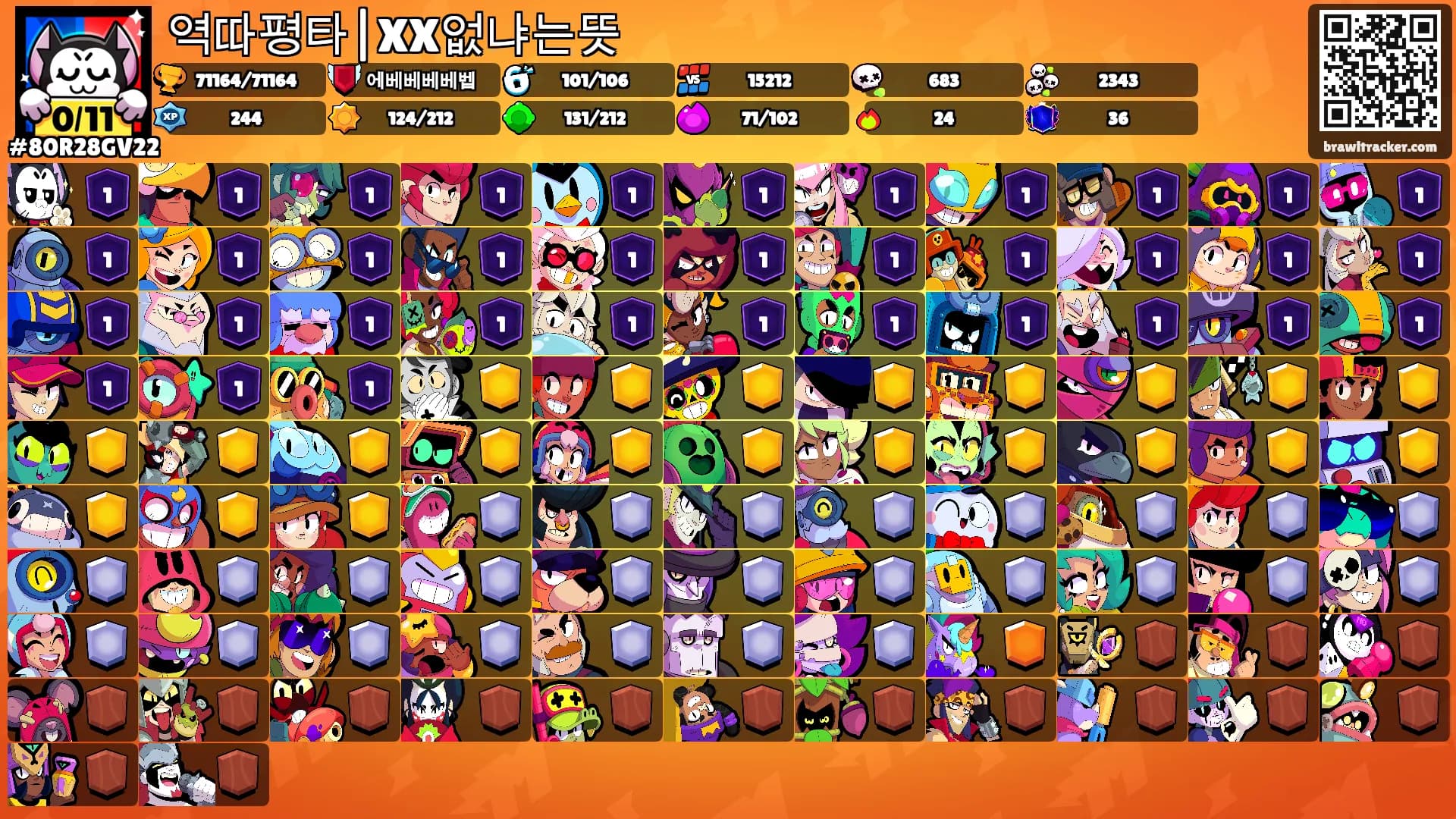 역따평타|XX없냐는뜻's Ranks