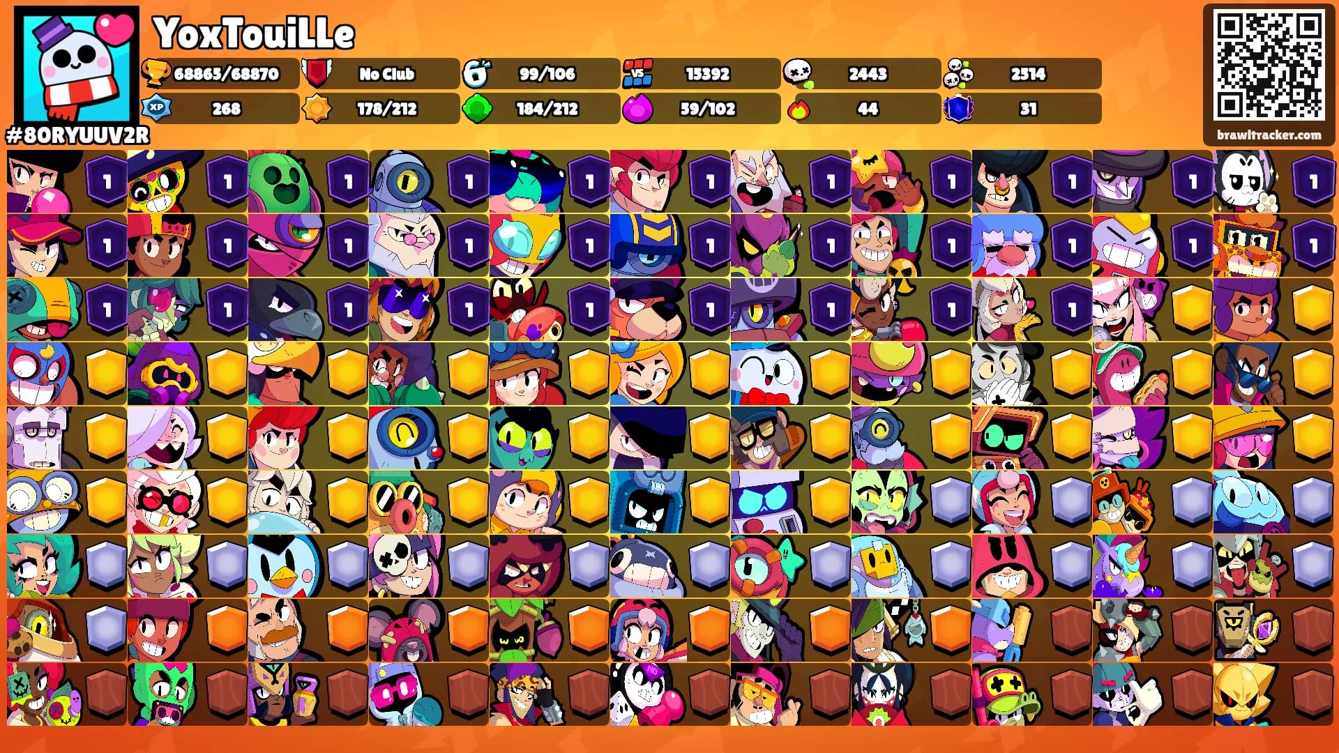 YoxTouiLLe's Ranks