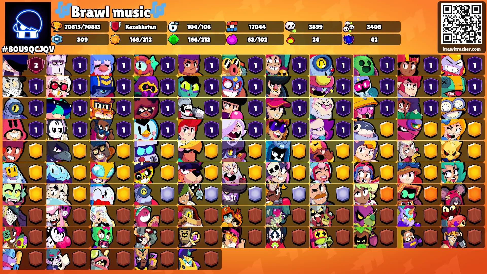 🎶Brawl music🎶's Ranks