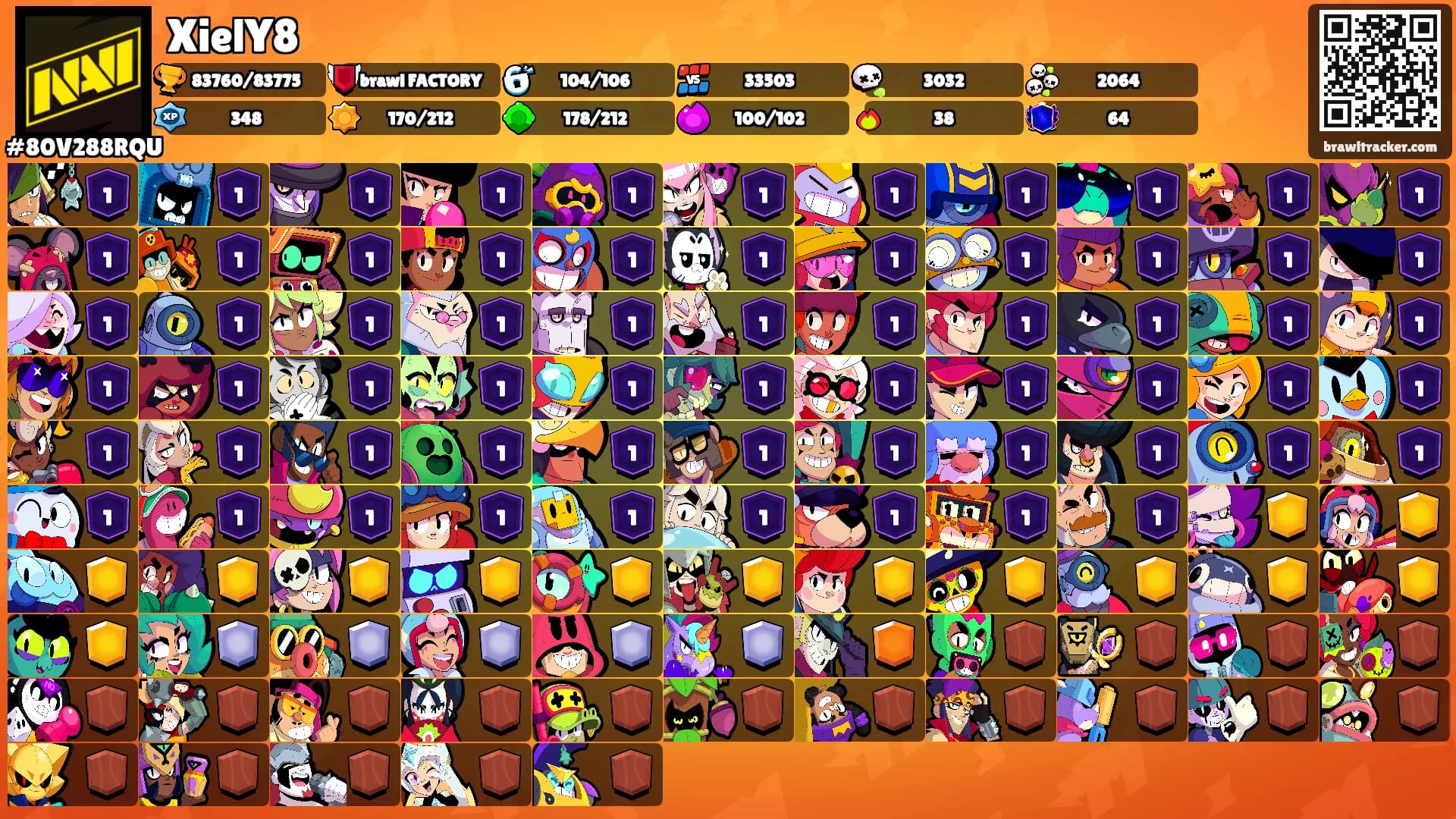 XielY8's Ranks