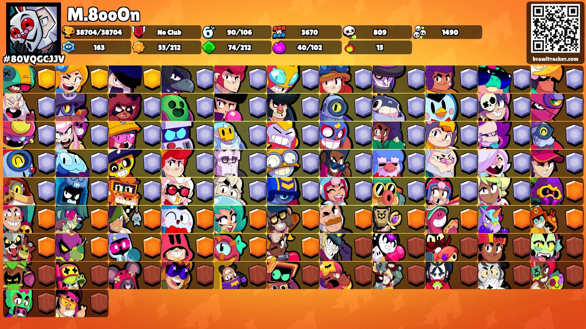 M.8ooOn's Ranks