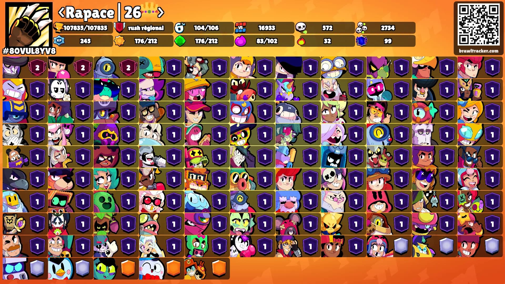 <Rapace|26👑>'s Ranks