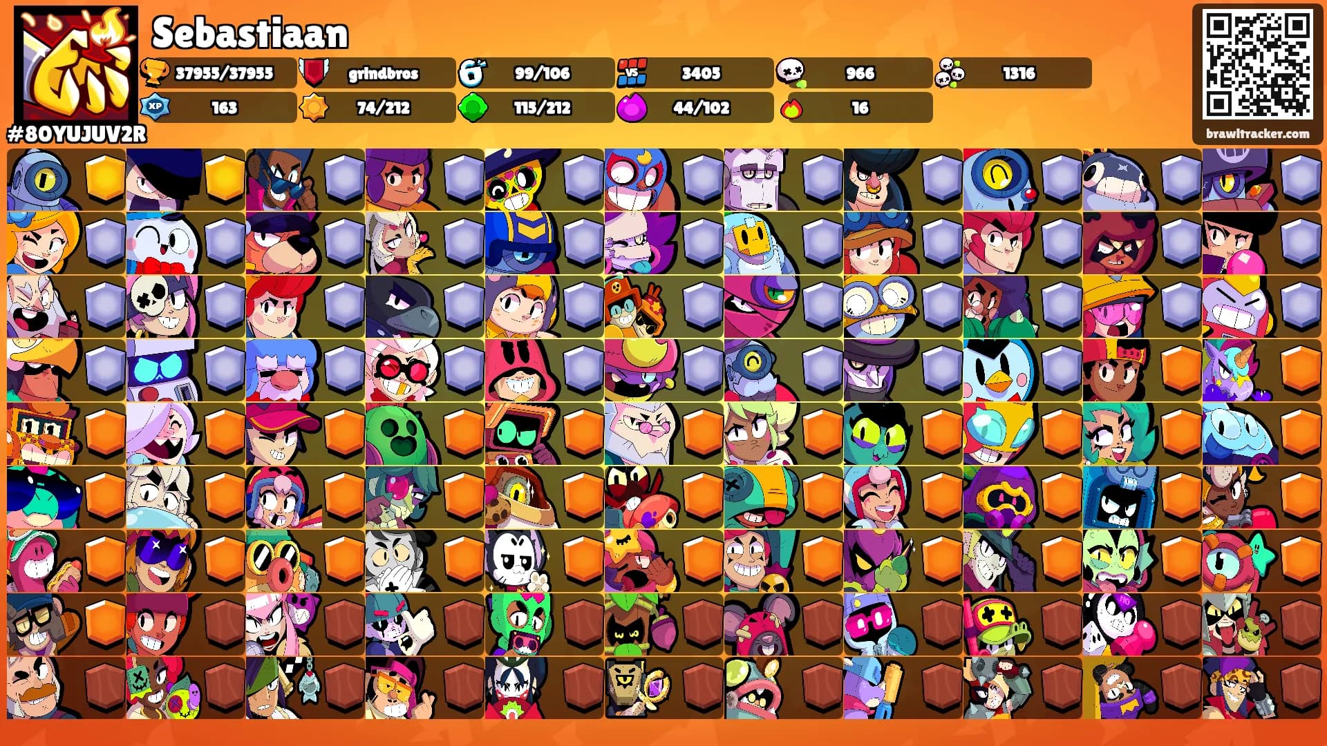 Sebastiaan's Ranks