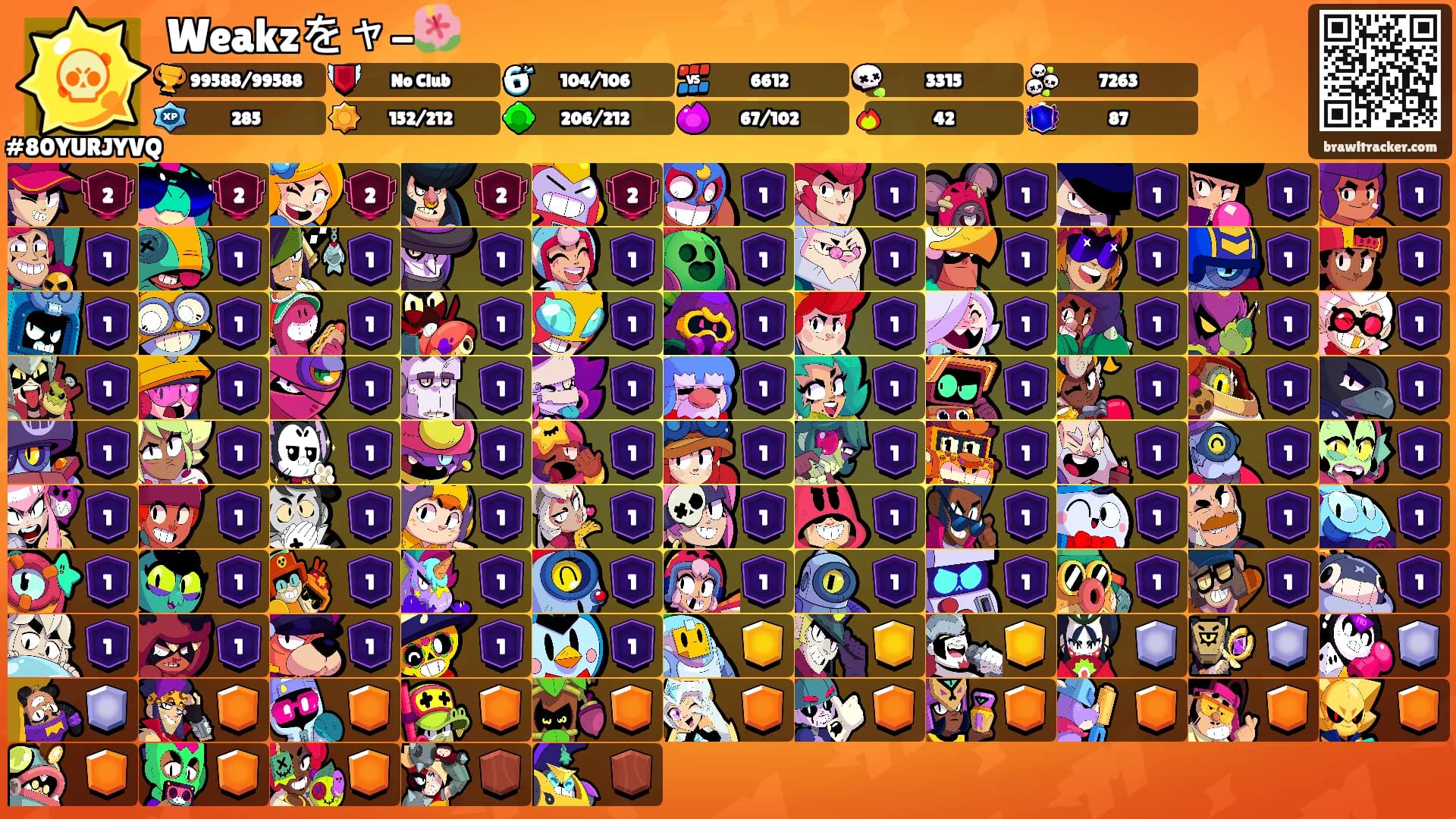 Weakzをャ-🌺's Ranks