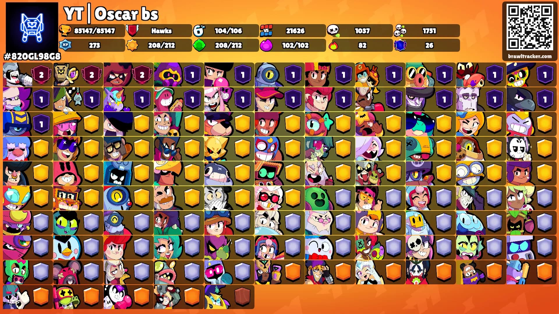 YT|Oscar bs's Ranks