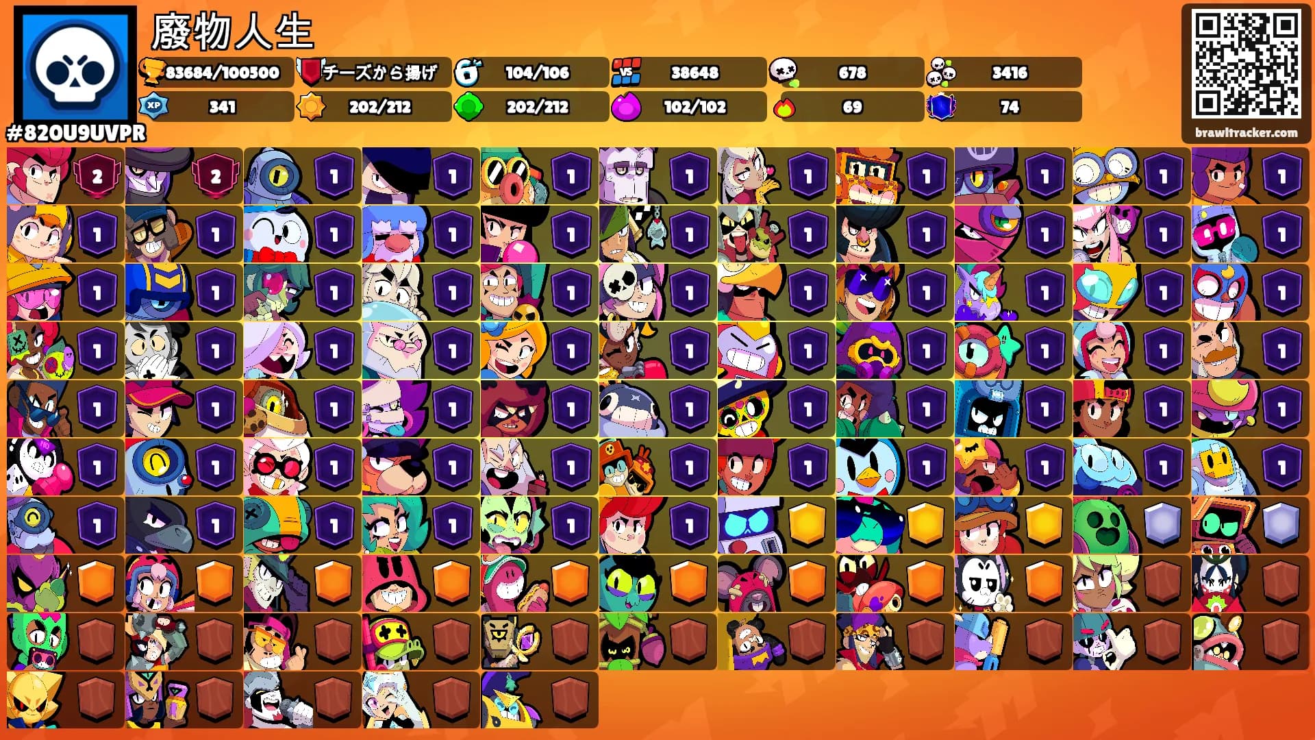 廢物人生's Ranks
