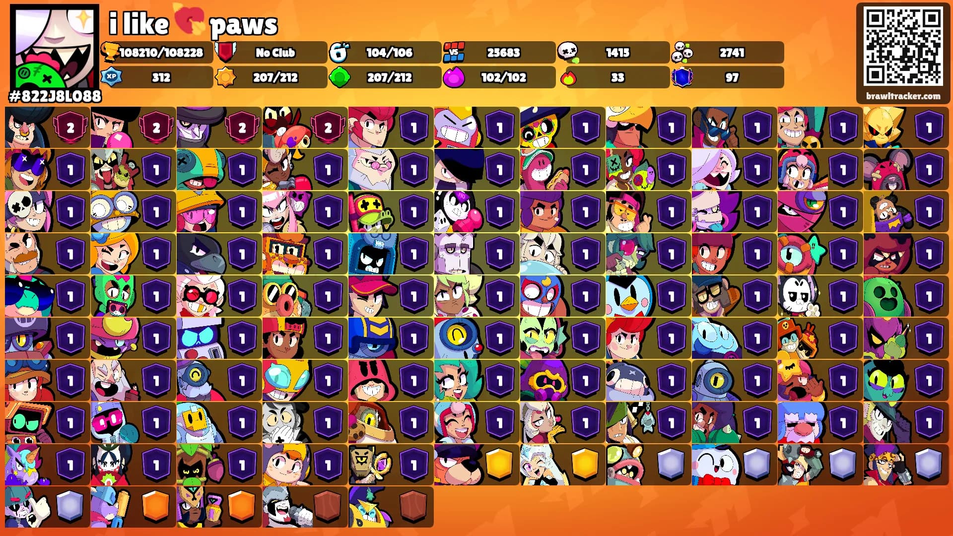 i like 💘 paws's Ranks