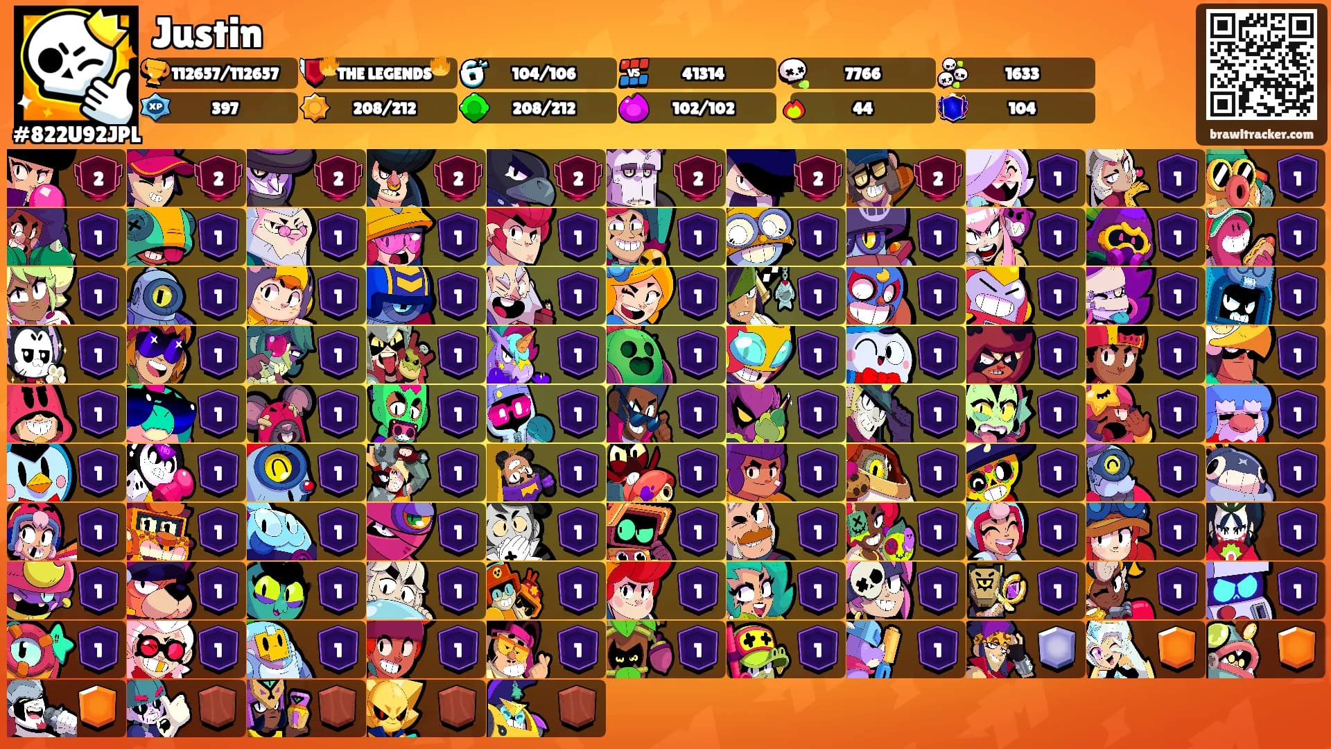 Justin's Ranks