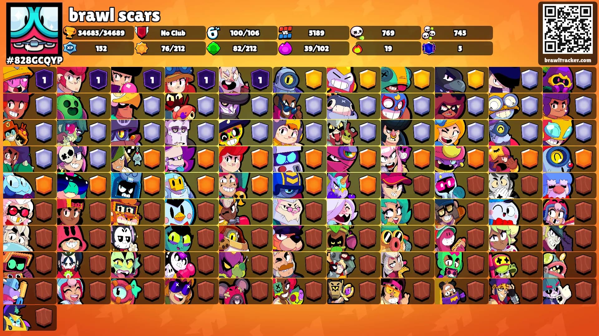 brawl scars's Ranks