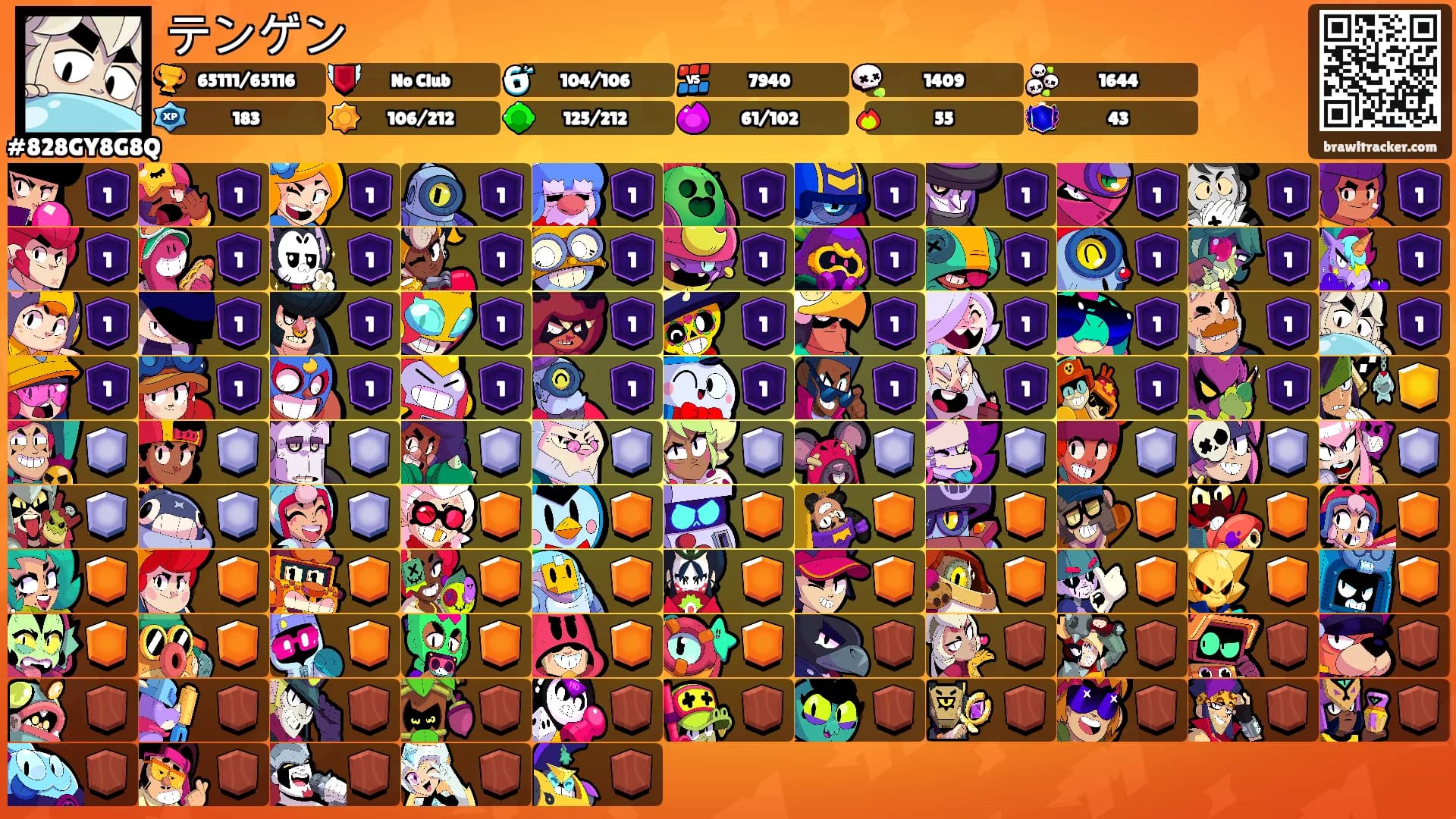 テンゲン's Ranks