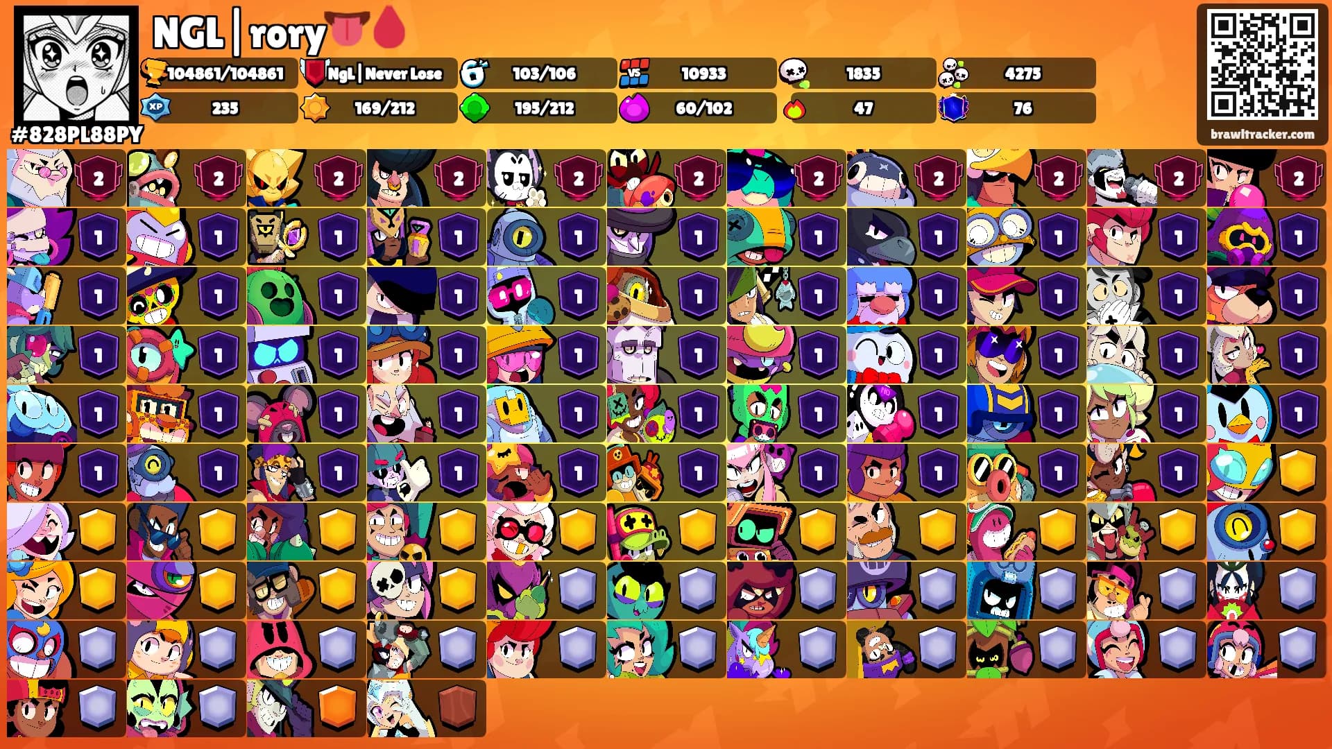 NGL|rory👅🩸's Ranks