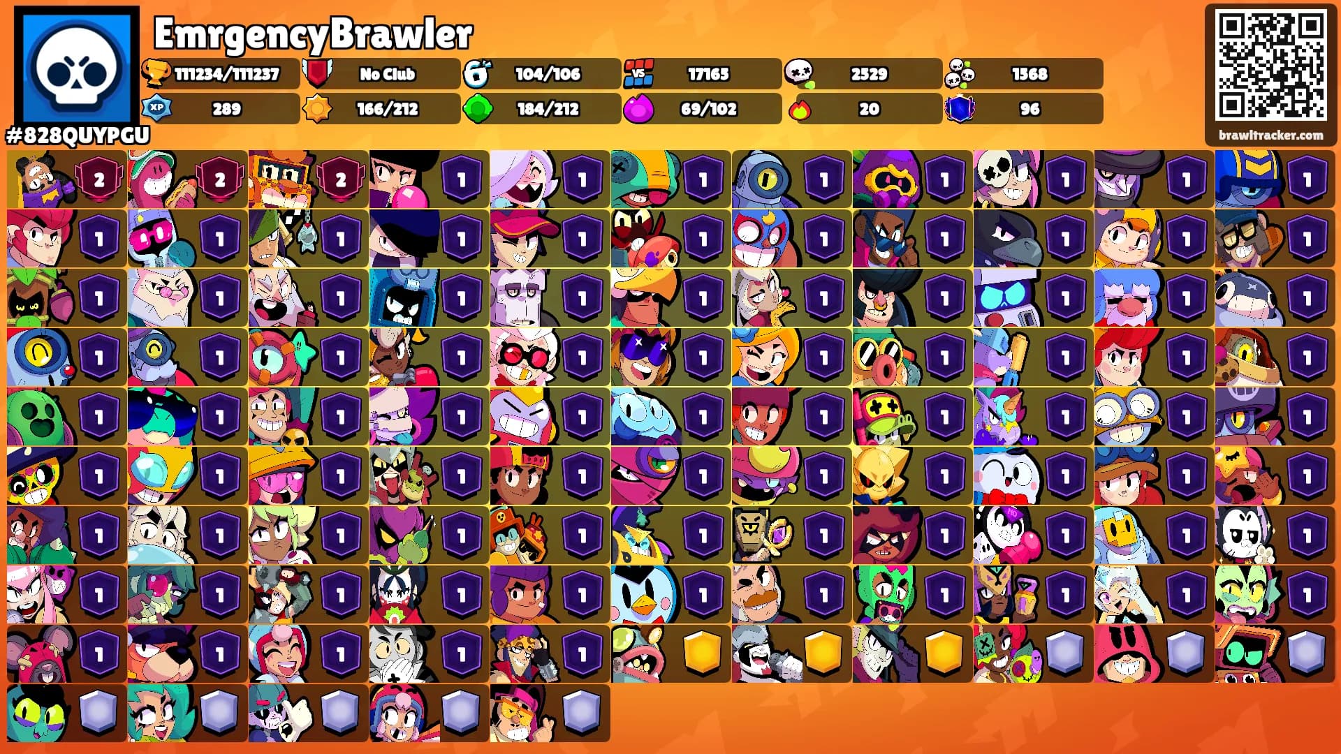 EmrgencyBrawler's Ranks
