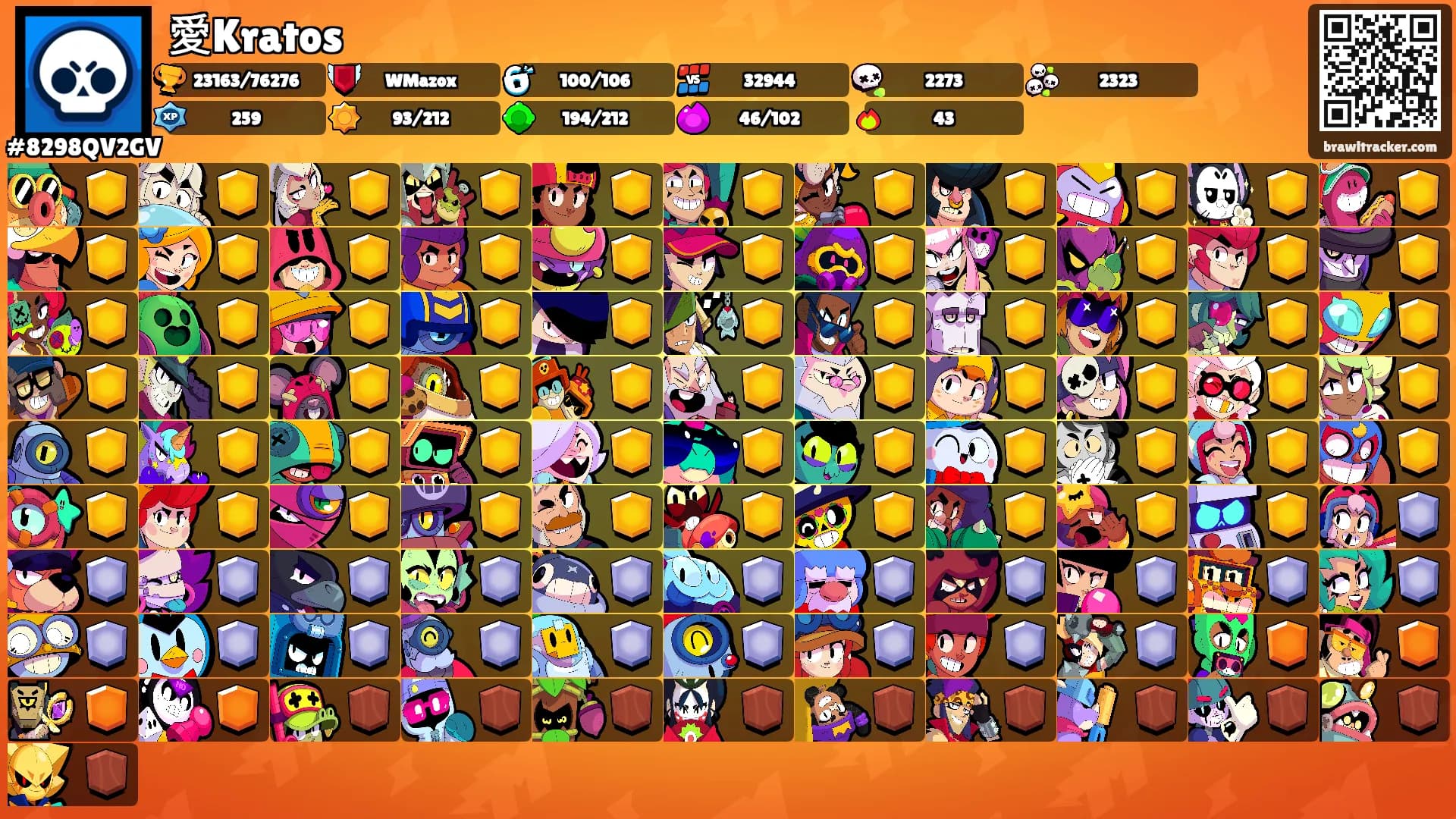 愛Kratos's Ranks
