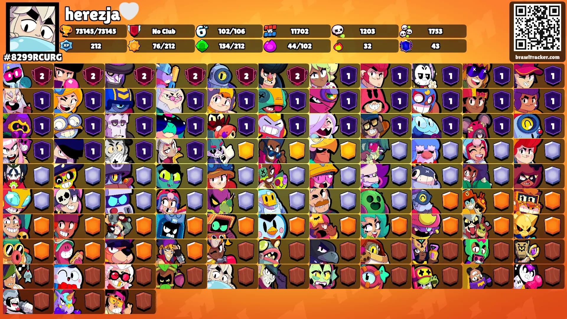 herezja🤍's Ranks
