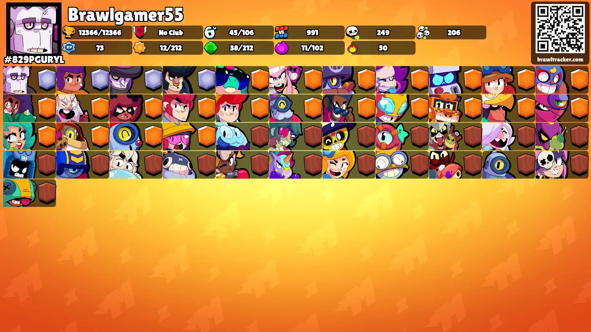 Brawlgamer55's Ranks