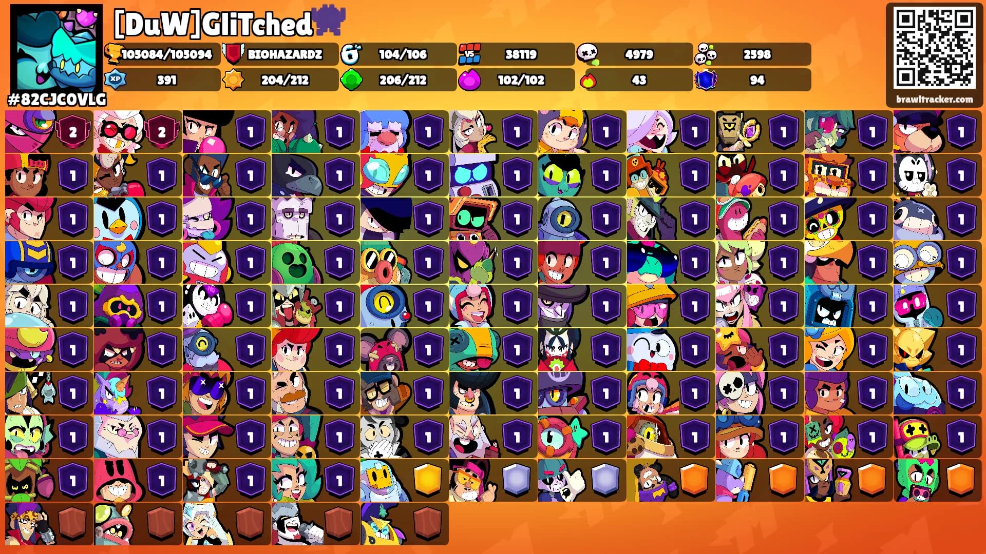 [DuW]GliTched👾's Ranks