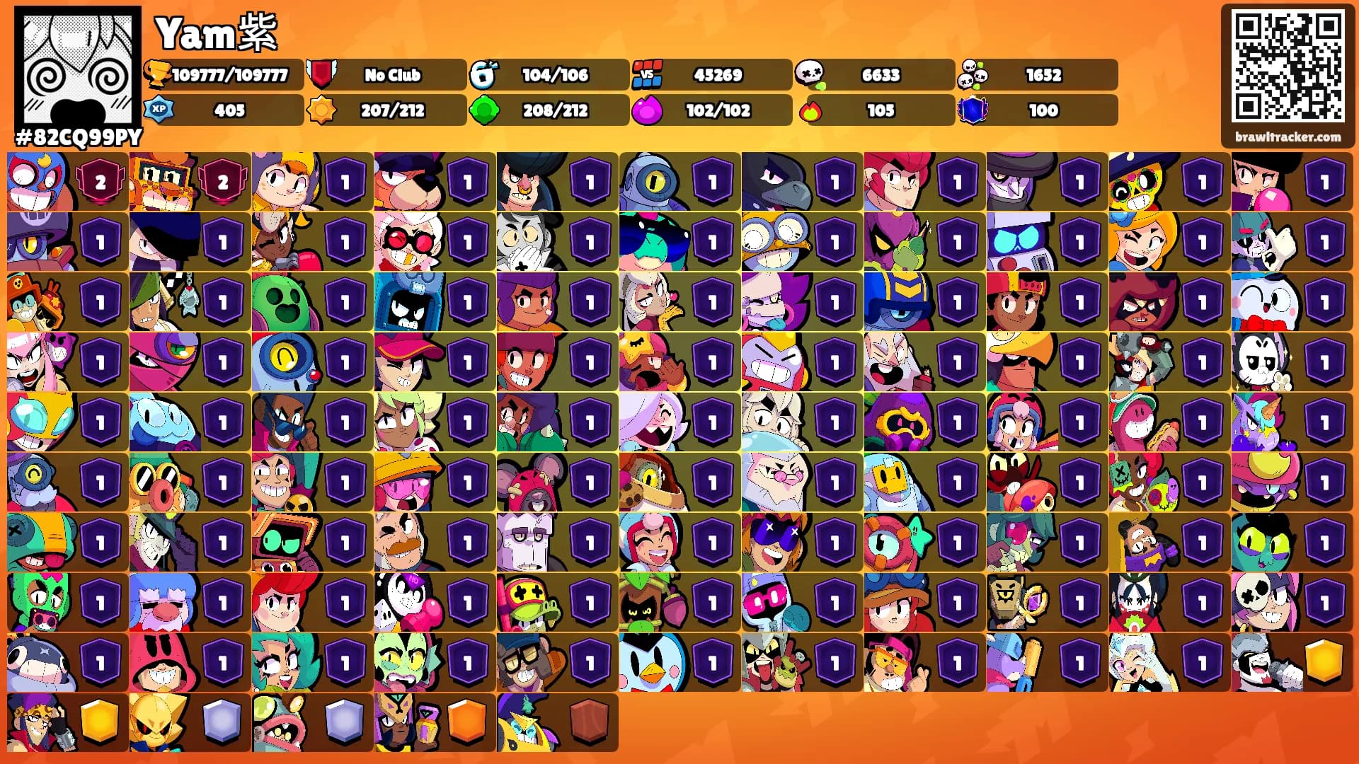 Yam紫's Ranks