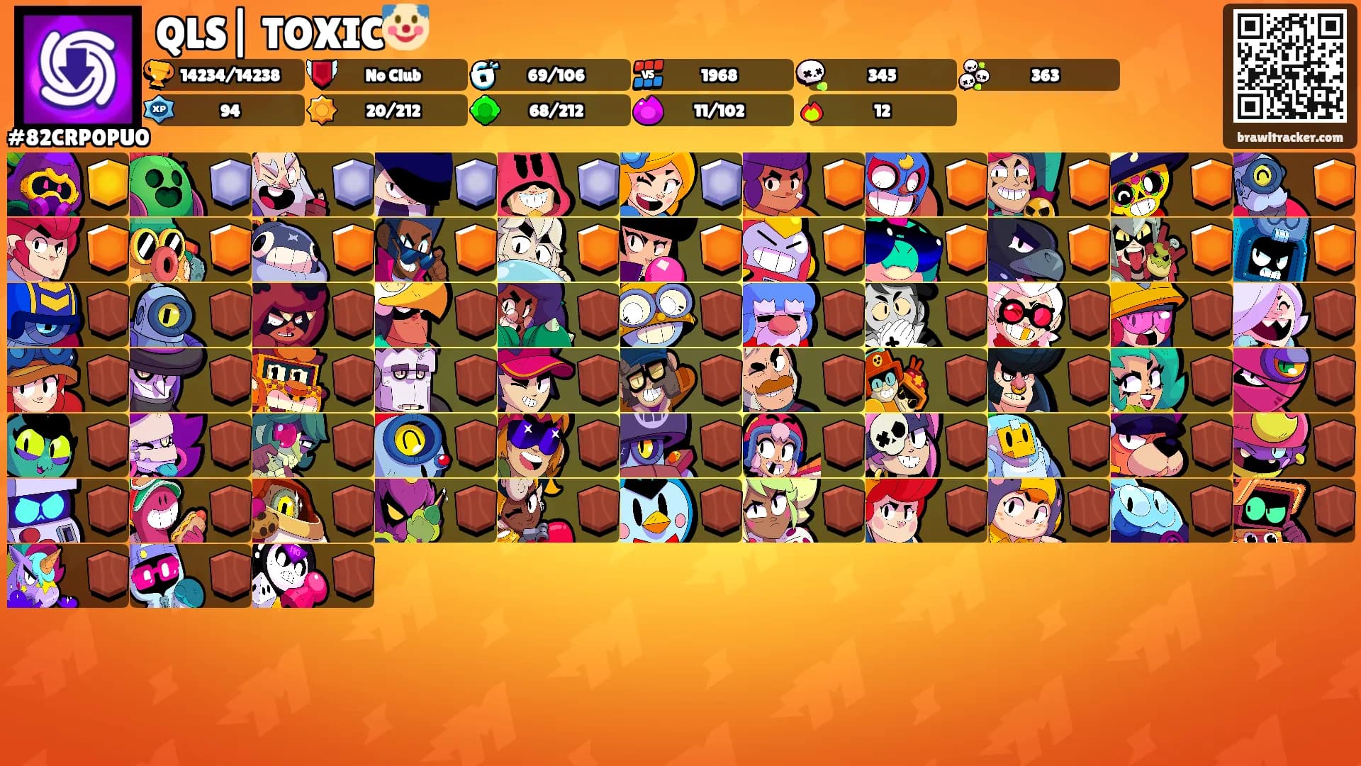 QLS|🕷TOXIC🤡's Ranks