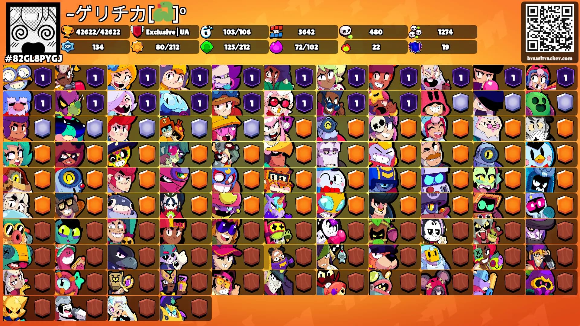 ~ゲリチカ[🐍]°'s Ranks