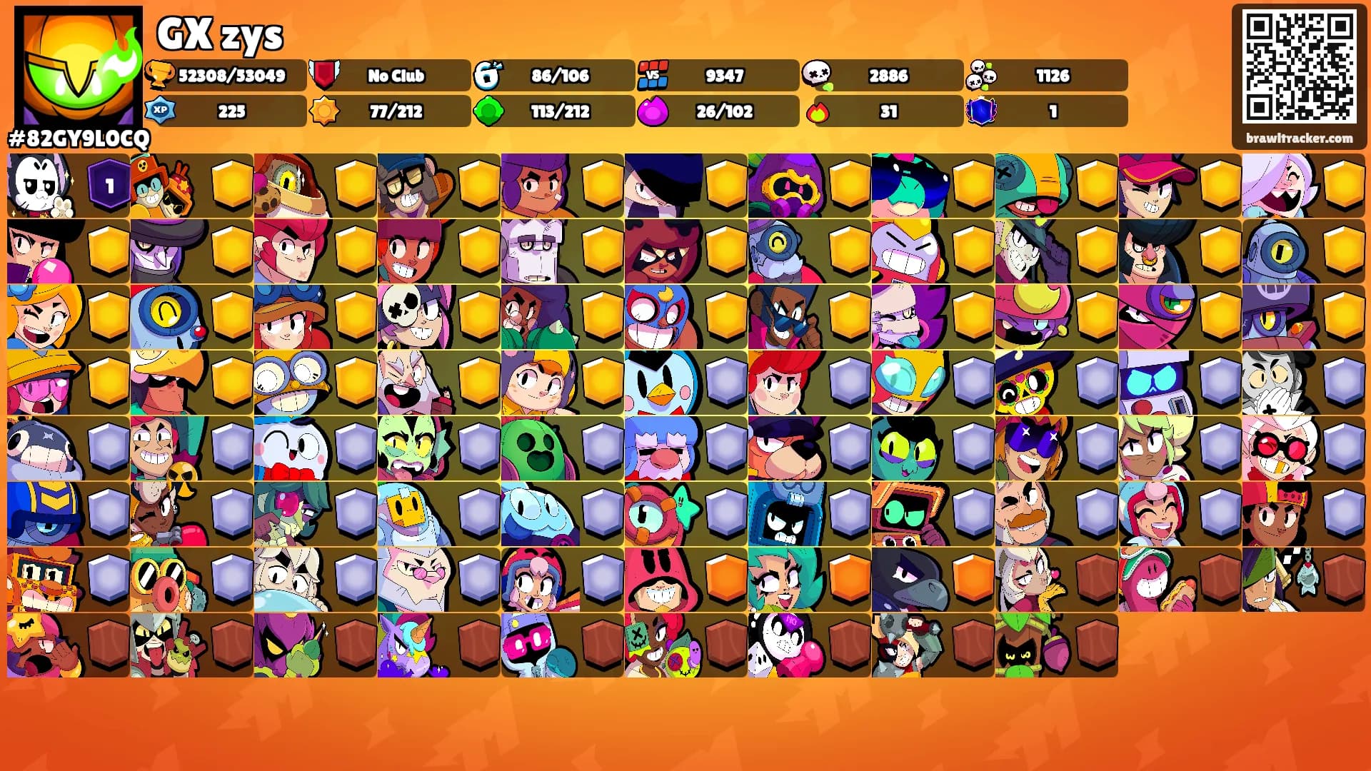 GX zys's Ranks