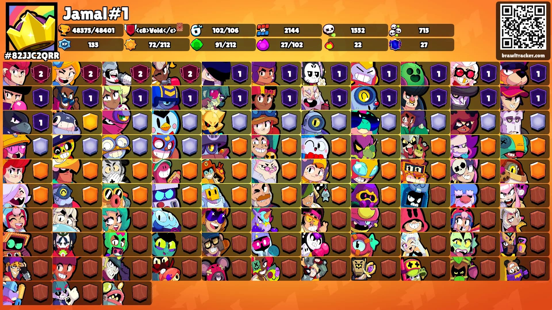 Jamal#1's Ranks