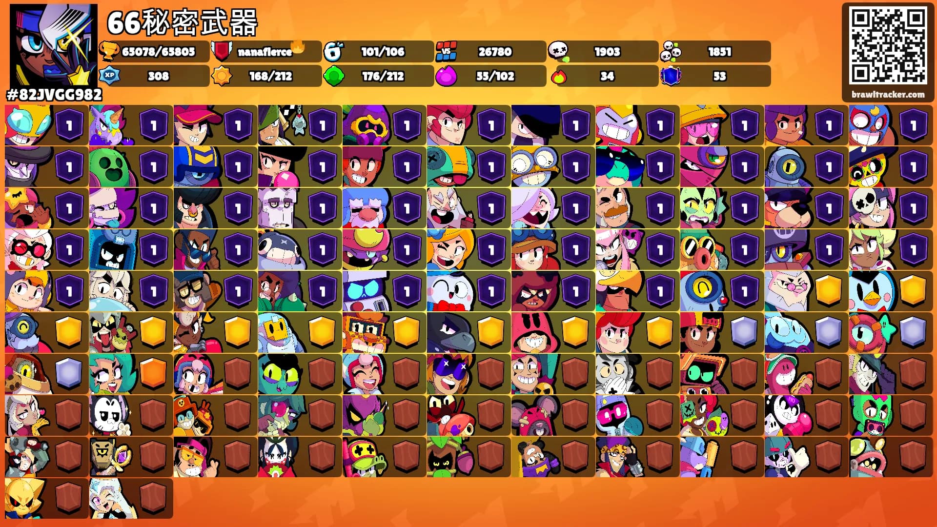 66秘密武器's Ranks