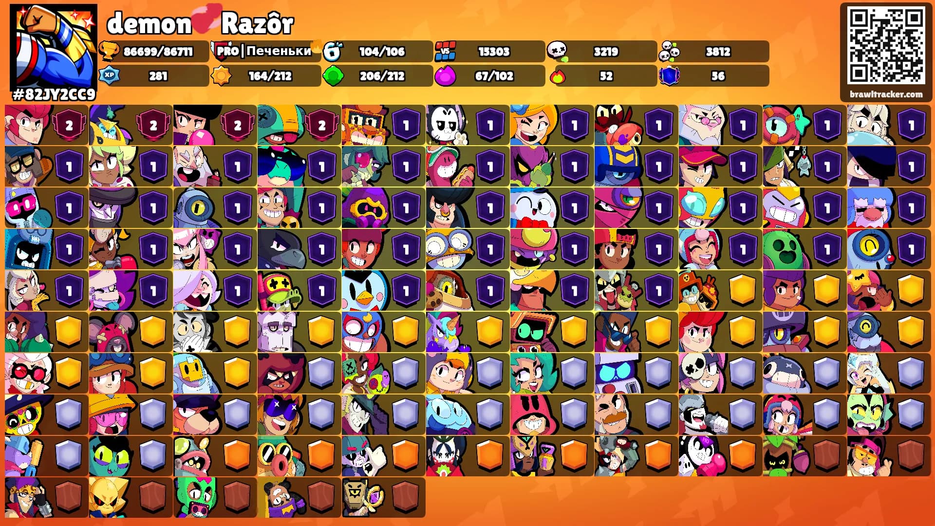 demon💞Razôr's Ranks