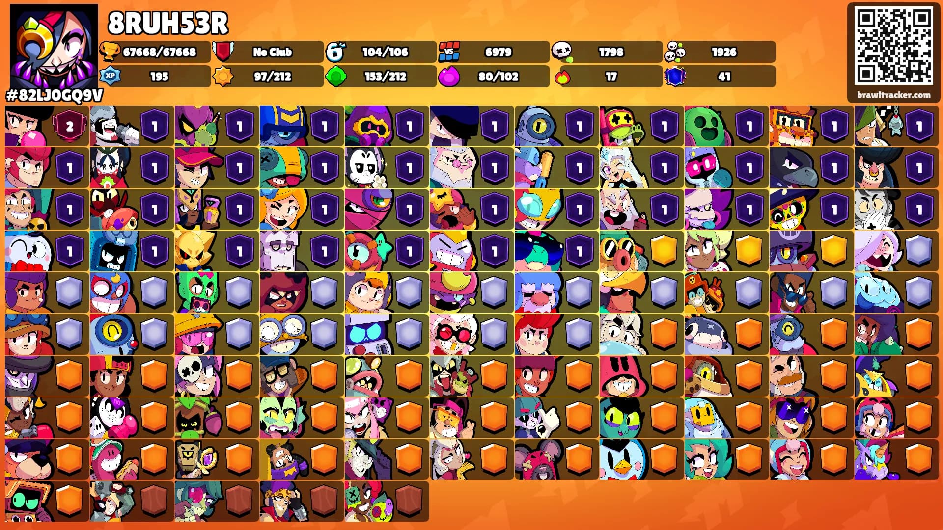 8RUH53R's Ranks