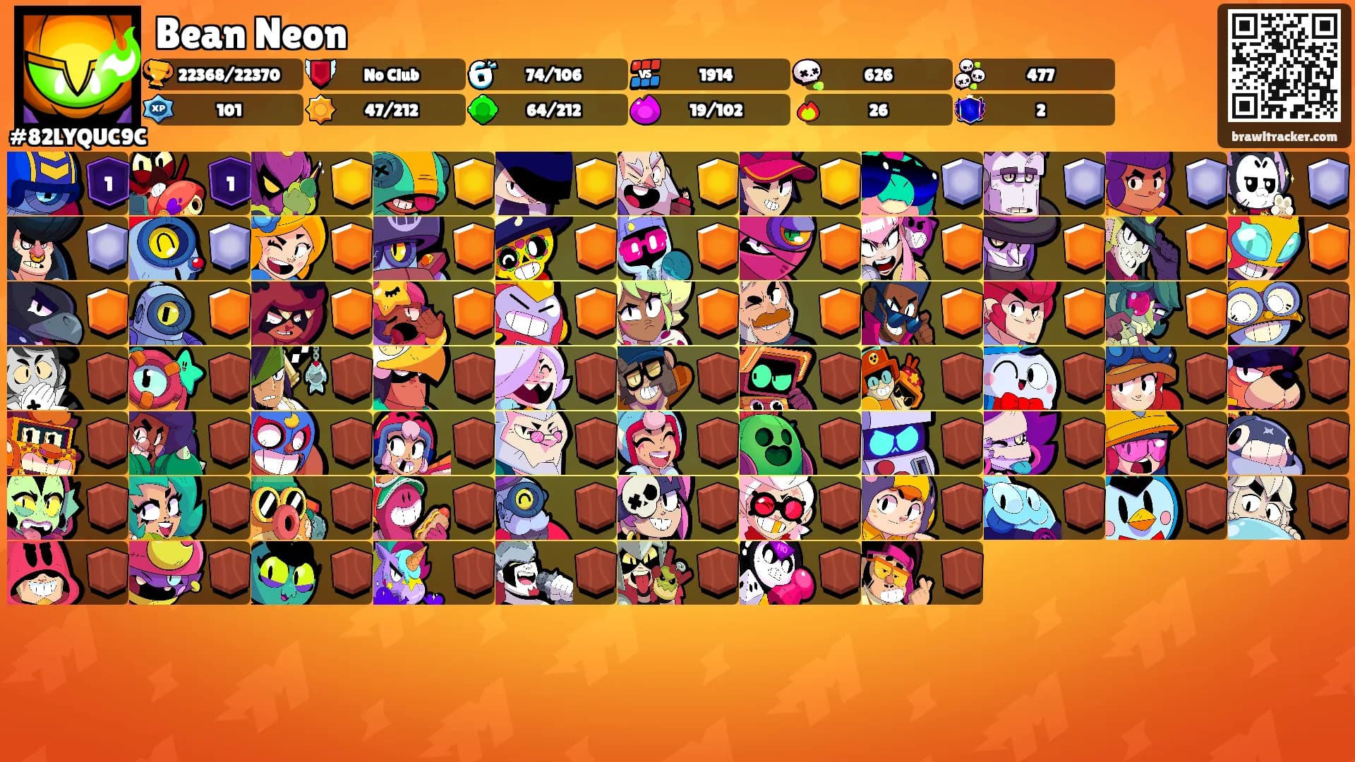 Bean Neon's Ranks
