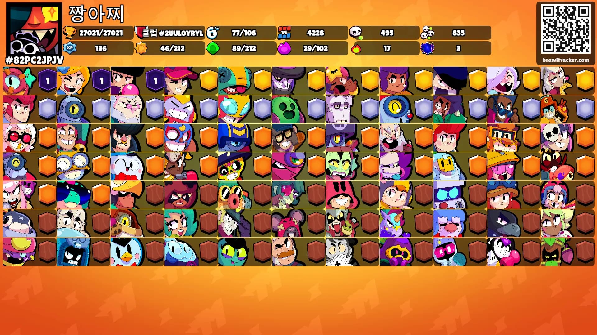 짱아찌's Ranks