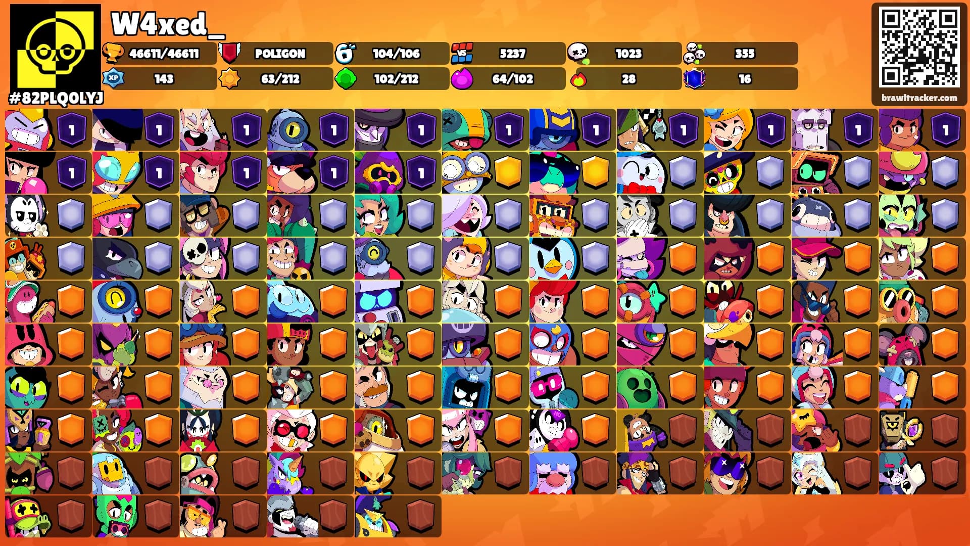 W4xed_'s Ranks