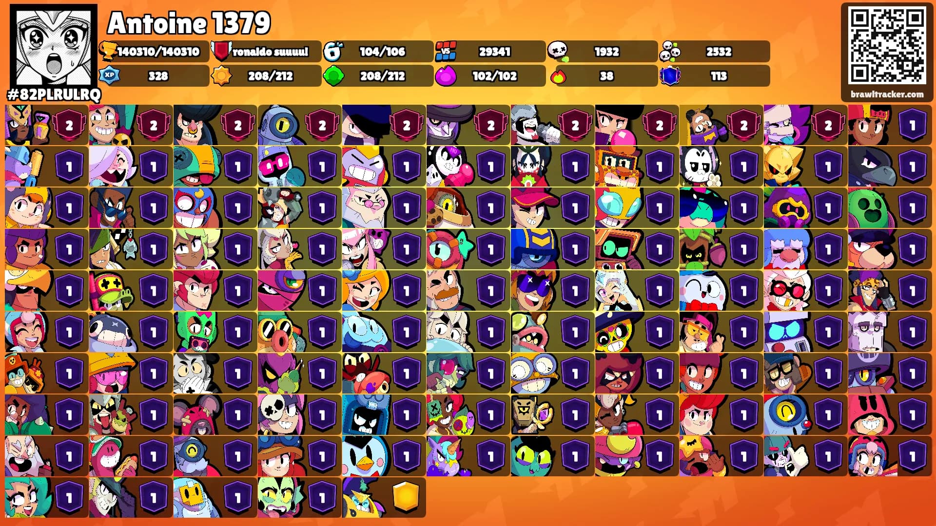 Antoine 1379's Ranks