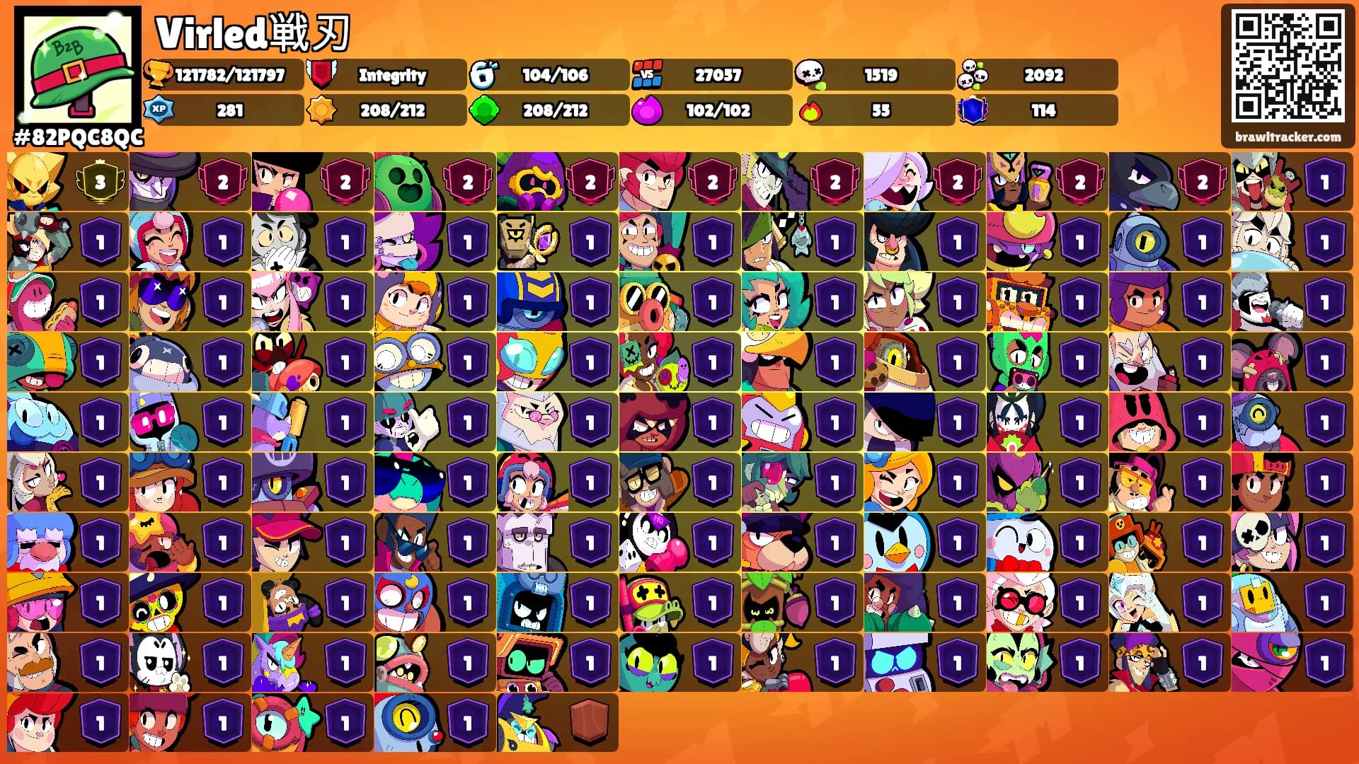 Virled戦刃's Ranks