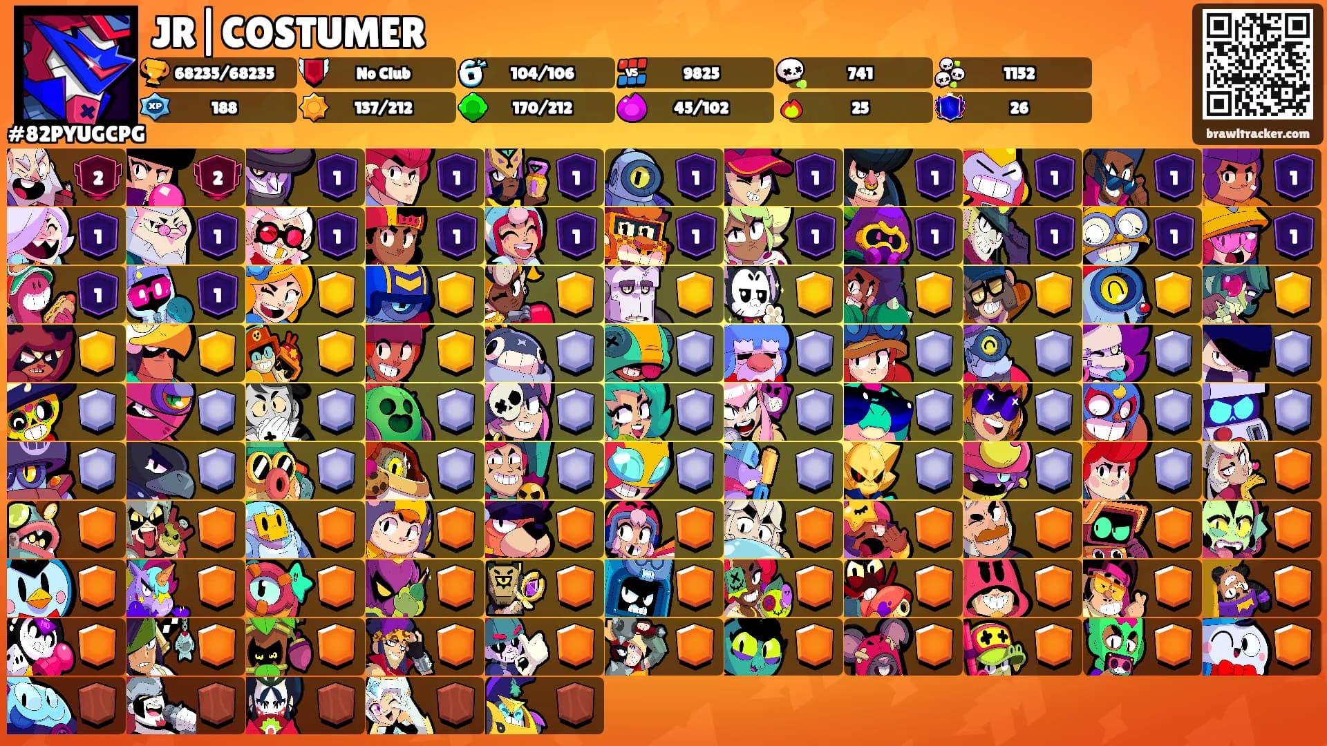 JR|COSTUMER's Ranks