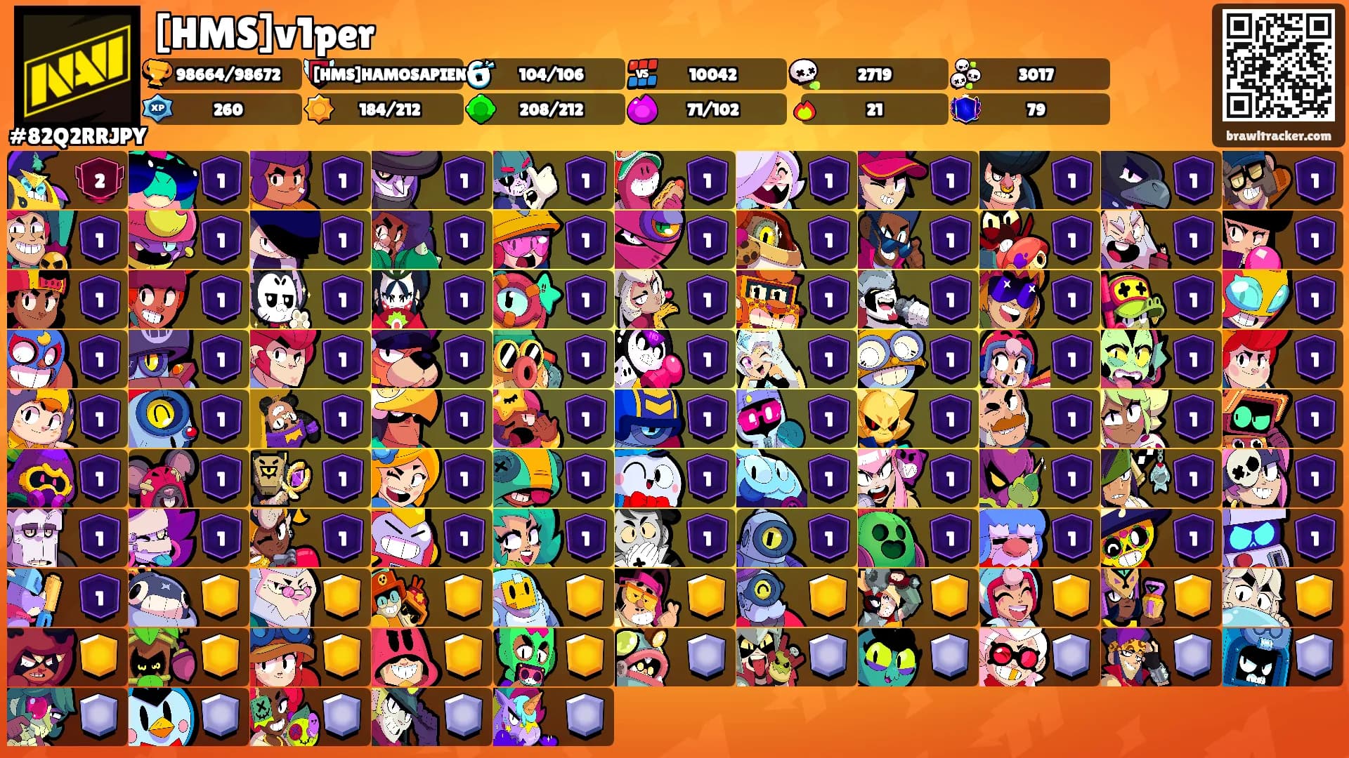 [HMS]v1per's Ranks