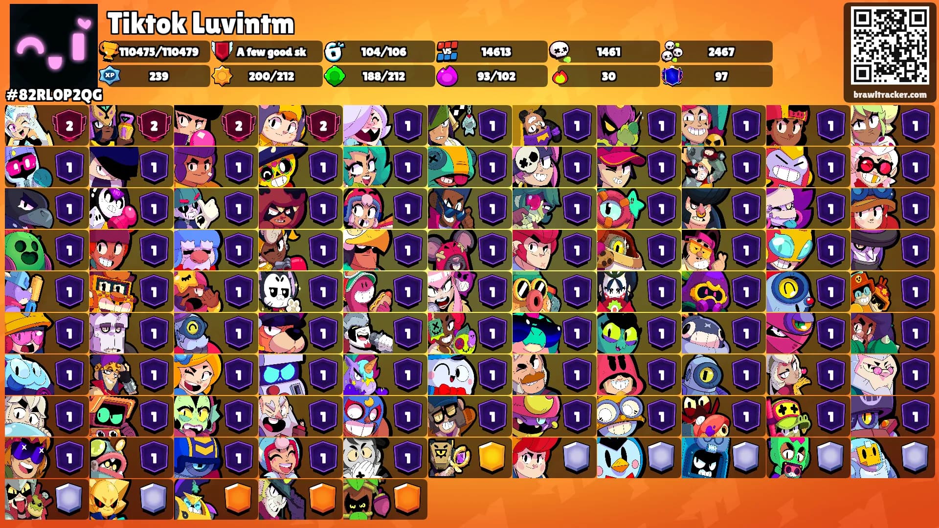 Tiktok Luvintm's Ranks
