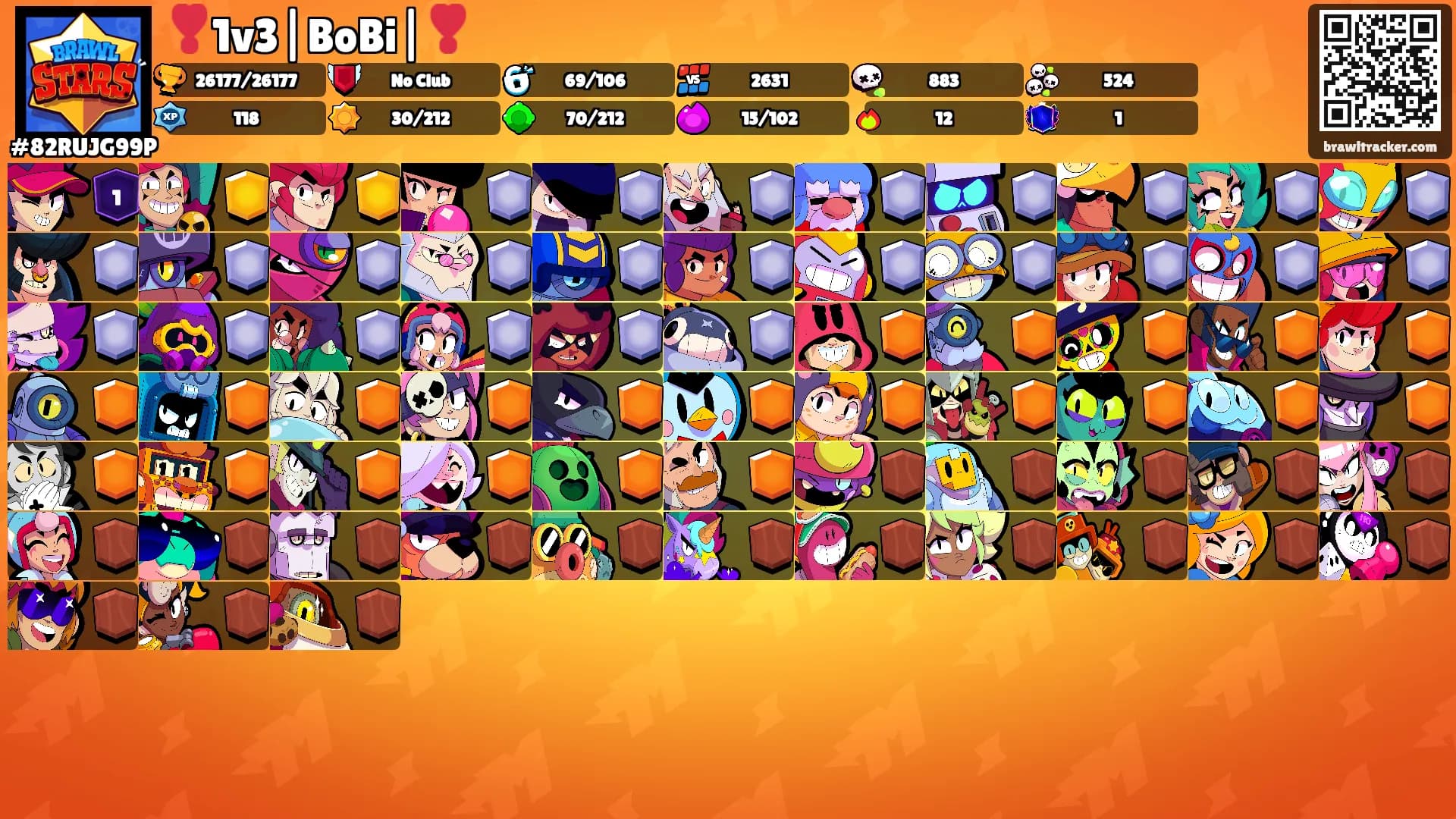 ❣️1v3|BoBi|❣️'s Ranks