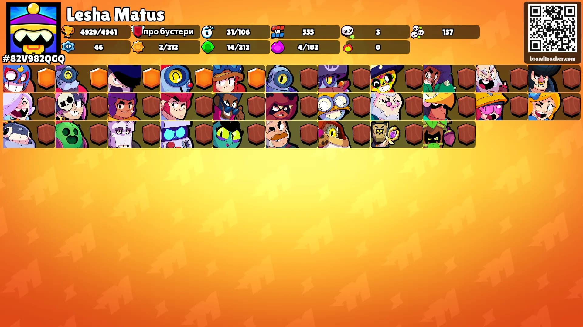 Lesha Matus's Ranks