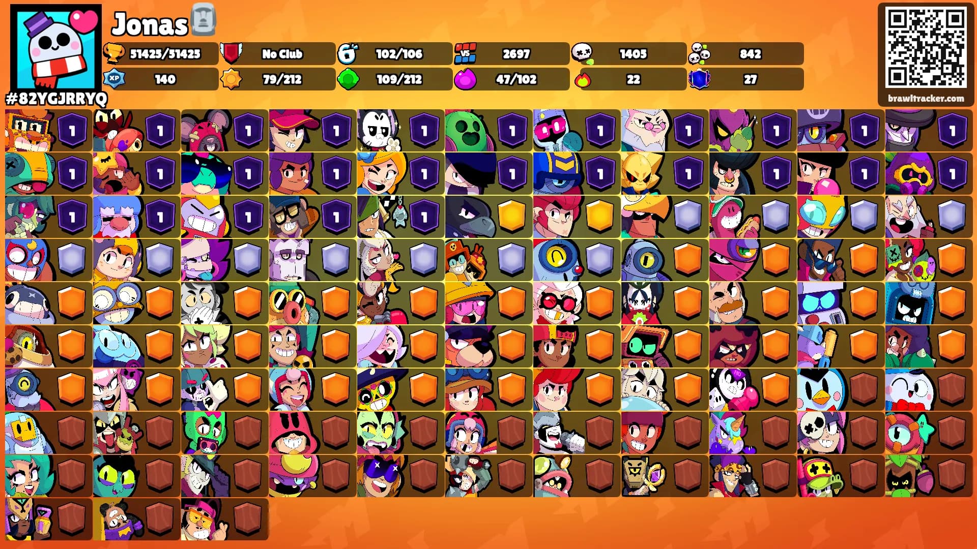 Jonas🗿's Ranks